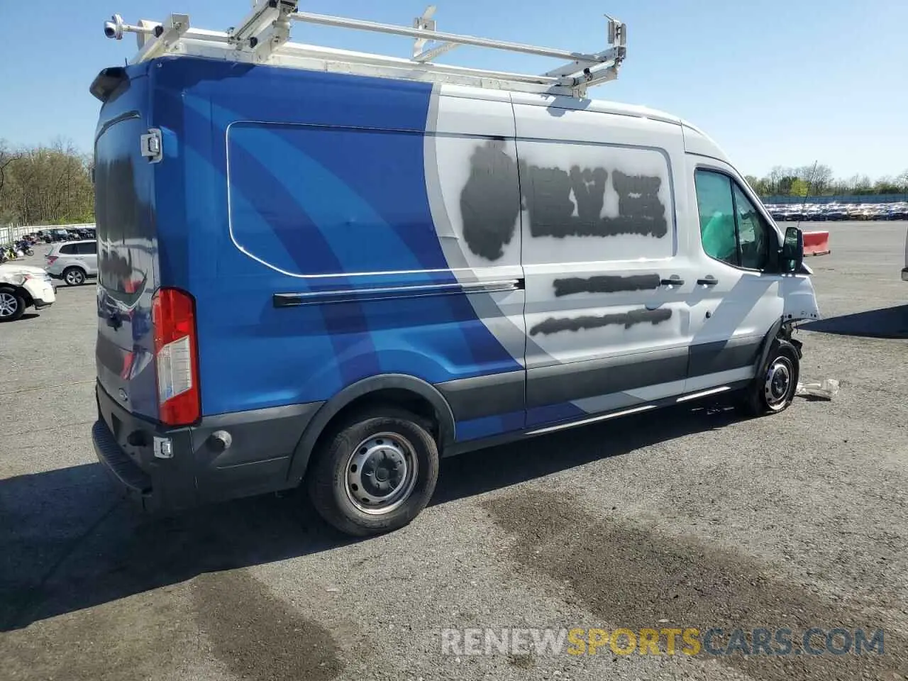 3 Photograph of a damaged car 1FTYR2CM0KKA48706 FORD TRANSIT 2019