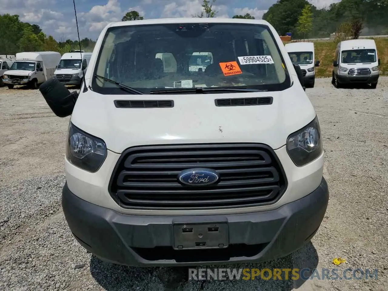 5 Photograph of a damaged car 1FTYR2ZM3KKA76250 FORD TRANSIT 2019