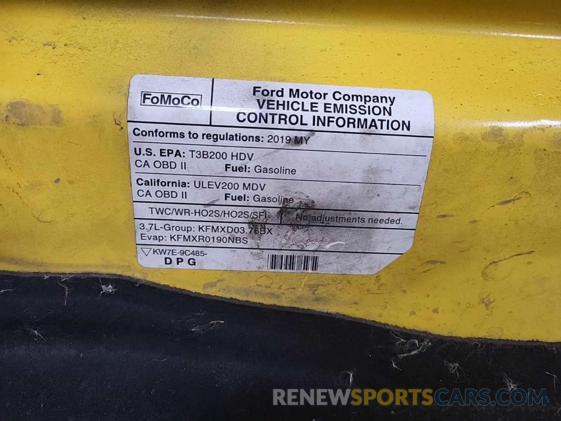 7 Фотография поврежденного автомобиля 1FTYR3XM0KKA38662 FORD TRANSIT 2019