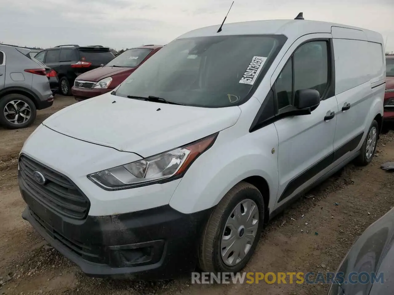 1 Фотография поврежденного автомобиля NM0LE7E23K1431718 FORD TRANSIT 2019