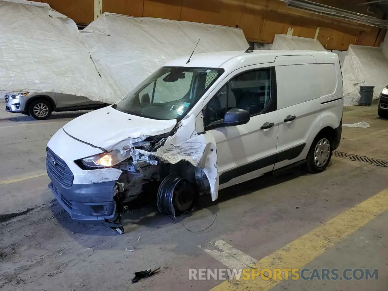 1 Photograph of a damaged car NM0LS6E24K1392088 FORD TRANSIT 2019