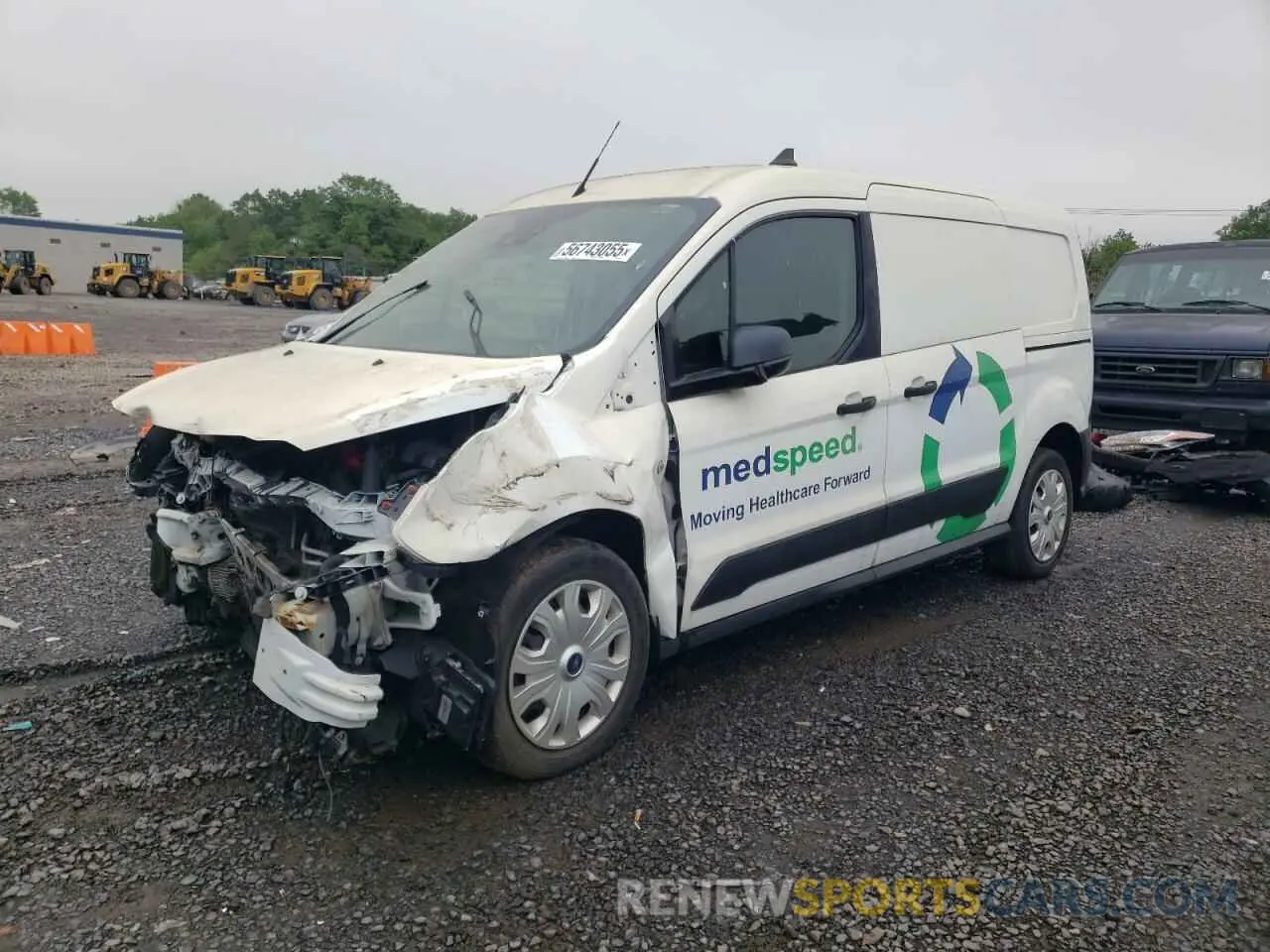 1 Photograph of a damaged car NM0LS7E20K1402847 FORD TRANSIT 2019