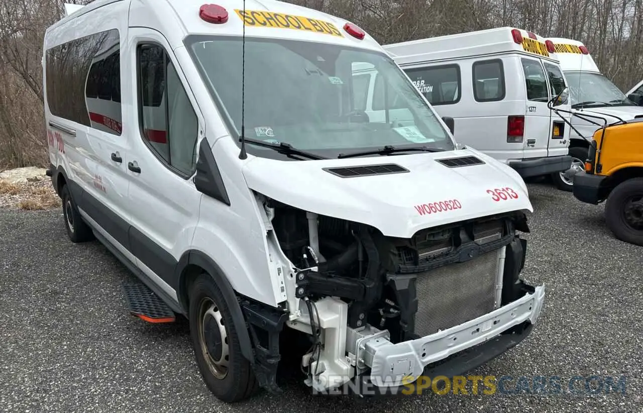 1 Photograph of a damaged car 1FDAX2C84LKB65020 FORD TRANSIT 2020