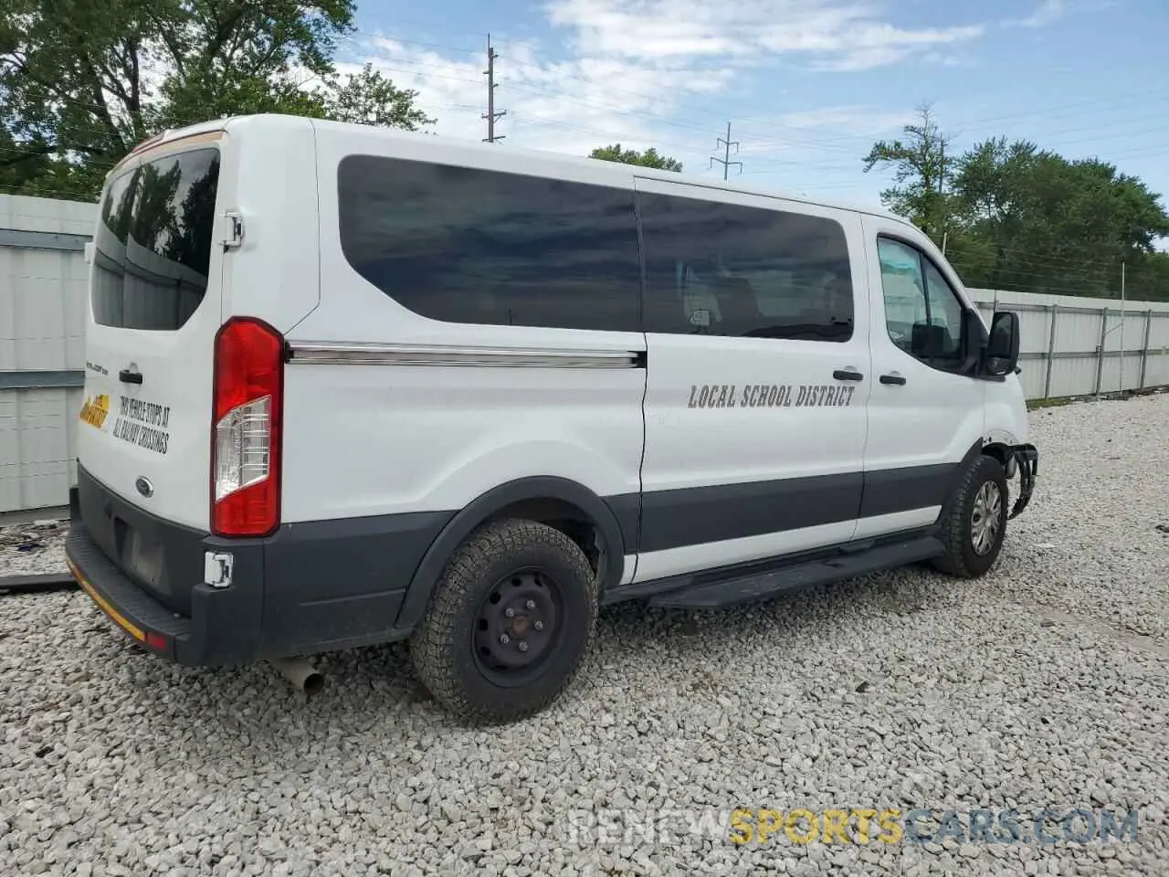 3 Фотография поврежденного автомобиля 1FMZK1Y85LKA10660 FORD TRANSIT 2020