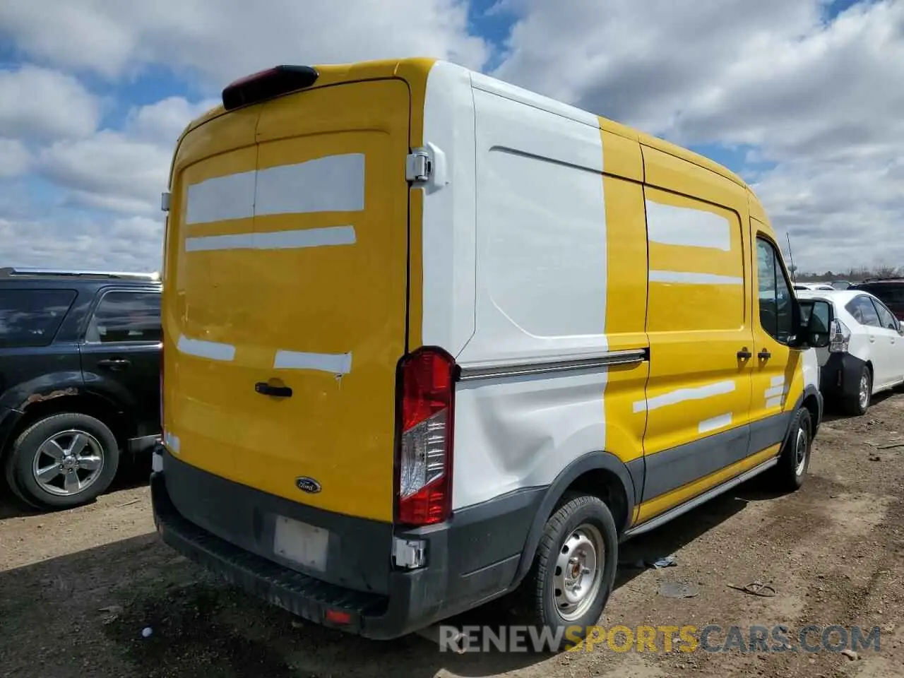 3 Фотография поврежденного автомобиля 1FTYE1C84LKA81198 FORD TRANSIT 2020