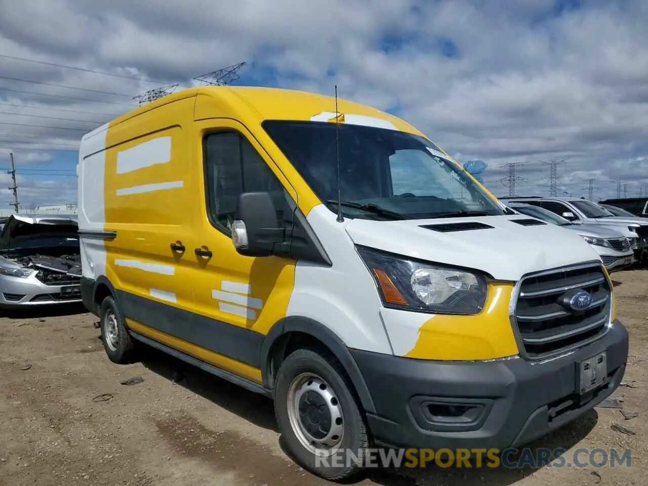 4 Фотография поврежденного автомобиля 1FTYE1C84LKA81198 FORD TRANSIT 2020