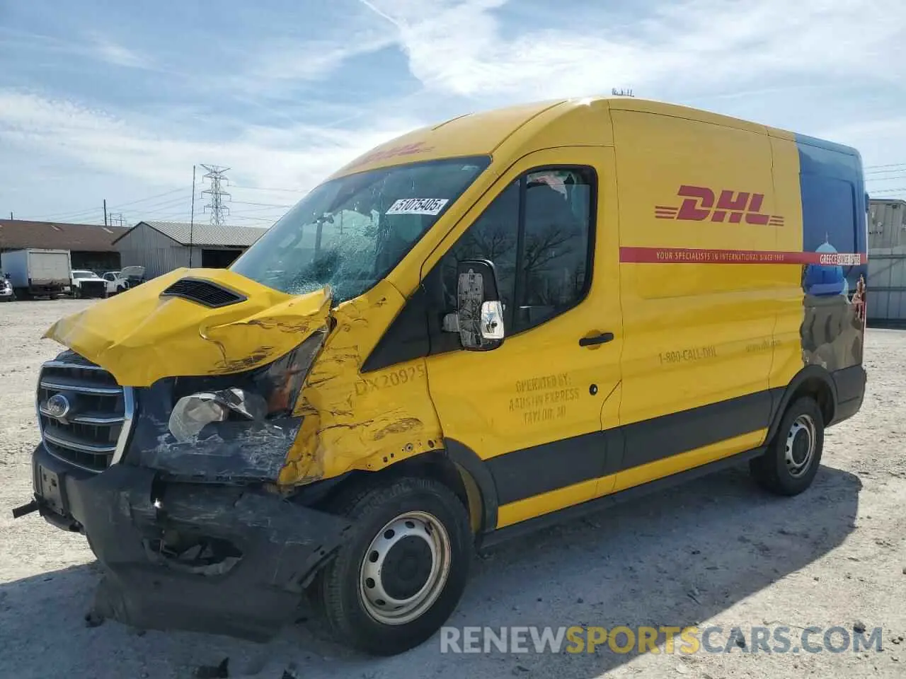 1 Фотография поврежденного автомобиля 1FTYE1C88LKB55948 FORD TRANSIT 2020
