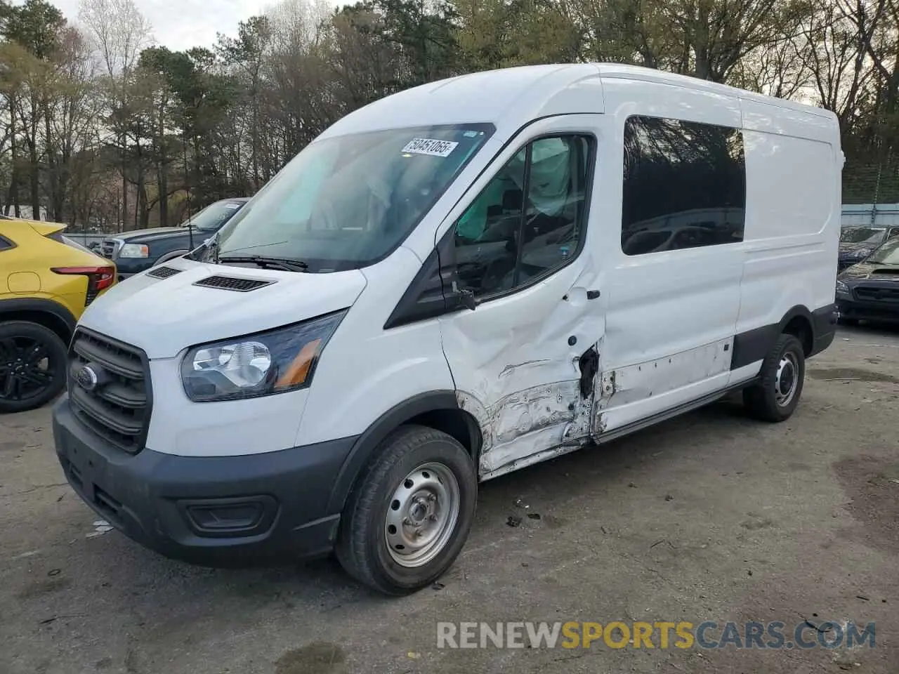 1 Photograph of a damaged car 1FTYE1D87LKB37438 FORD TRANSIT 2020