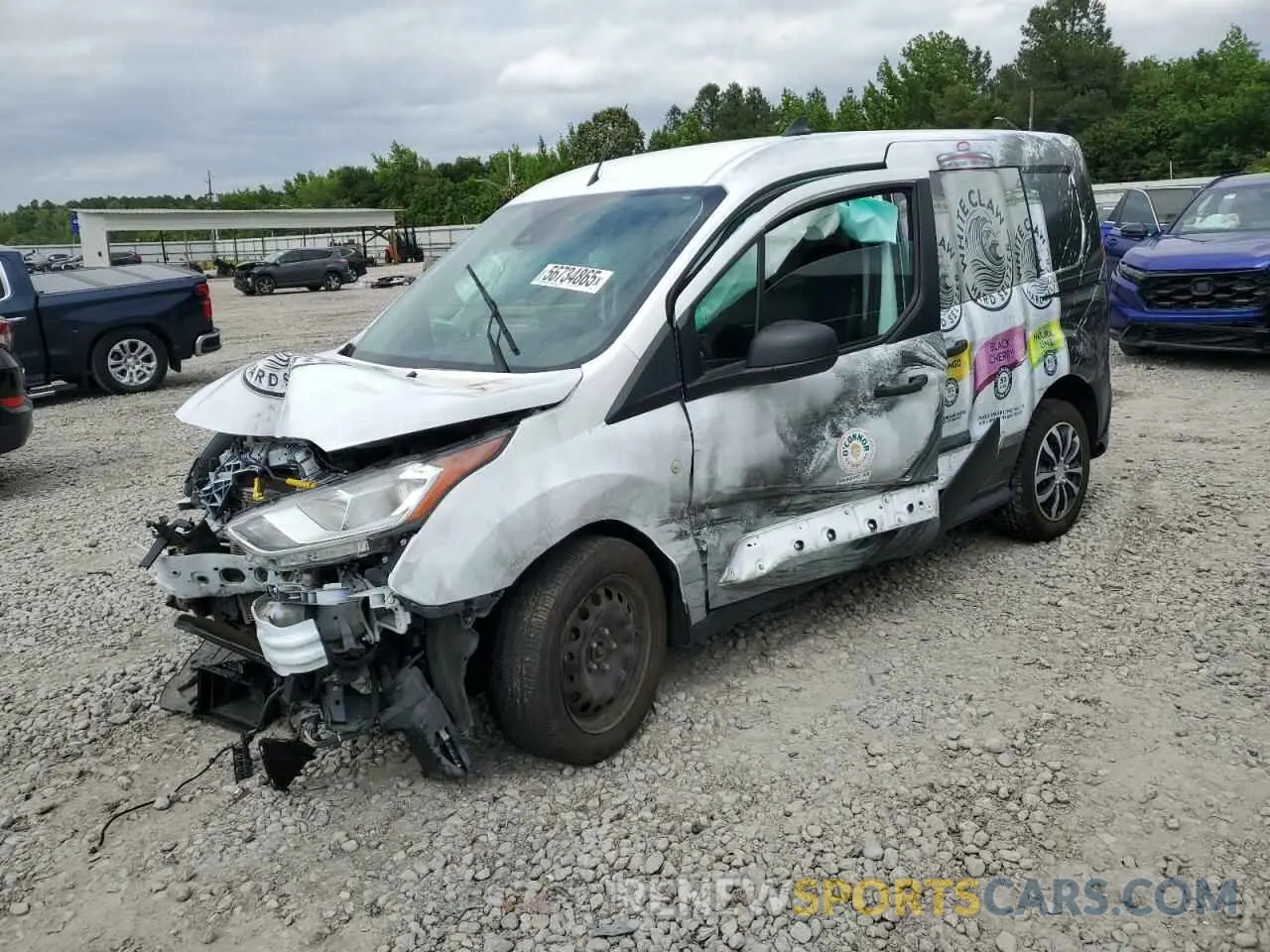 1 Photograph of a damaged car NM0LS6E28L1446851 FORD TRANSIT 2020