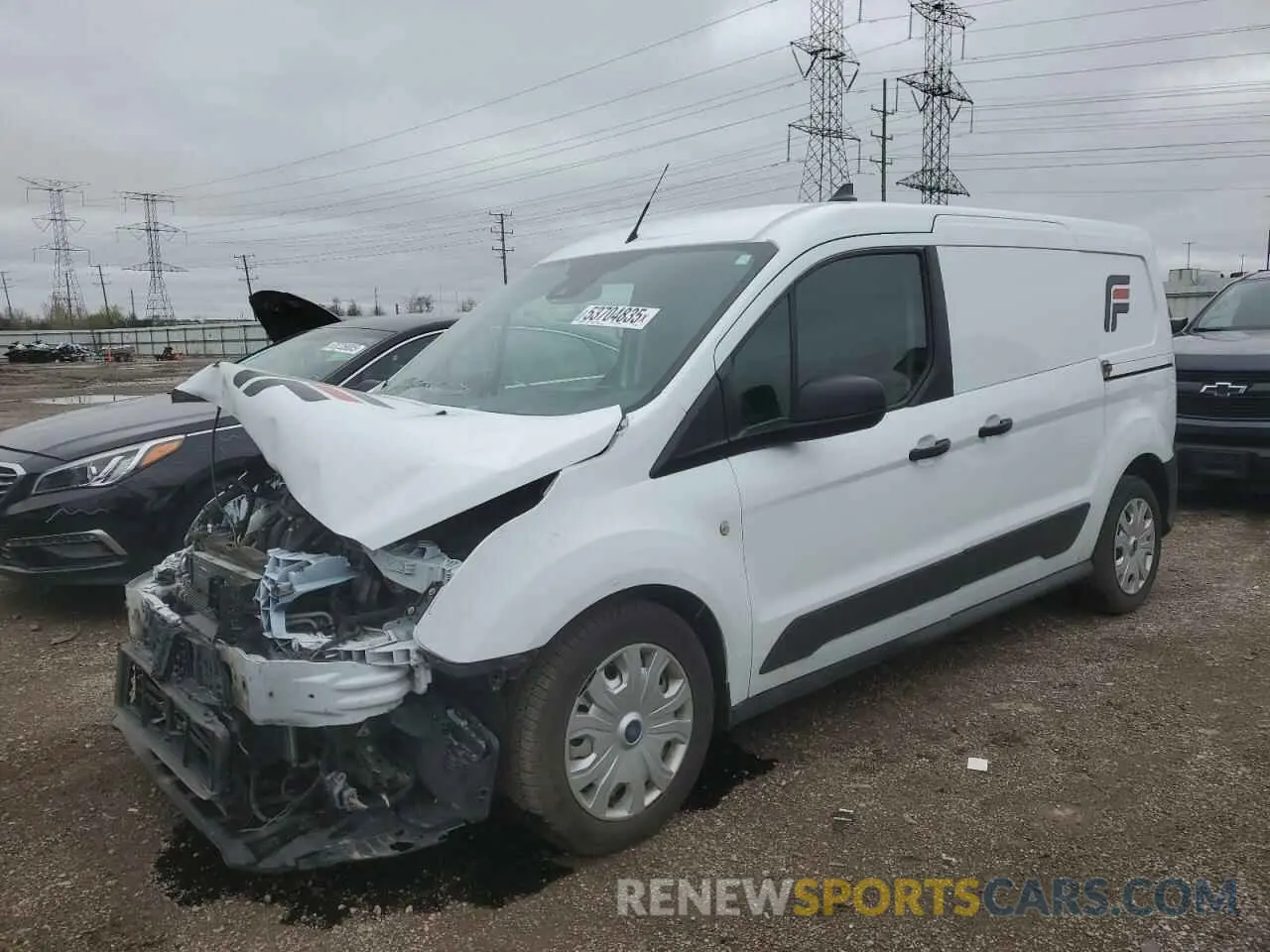 1 Photograph of a damaged car NM0LS7E23L1445435 FORD TRANSIT 2020