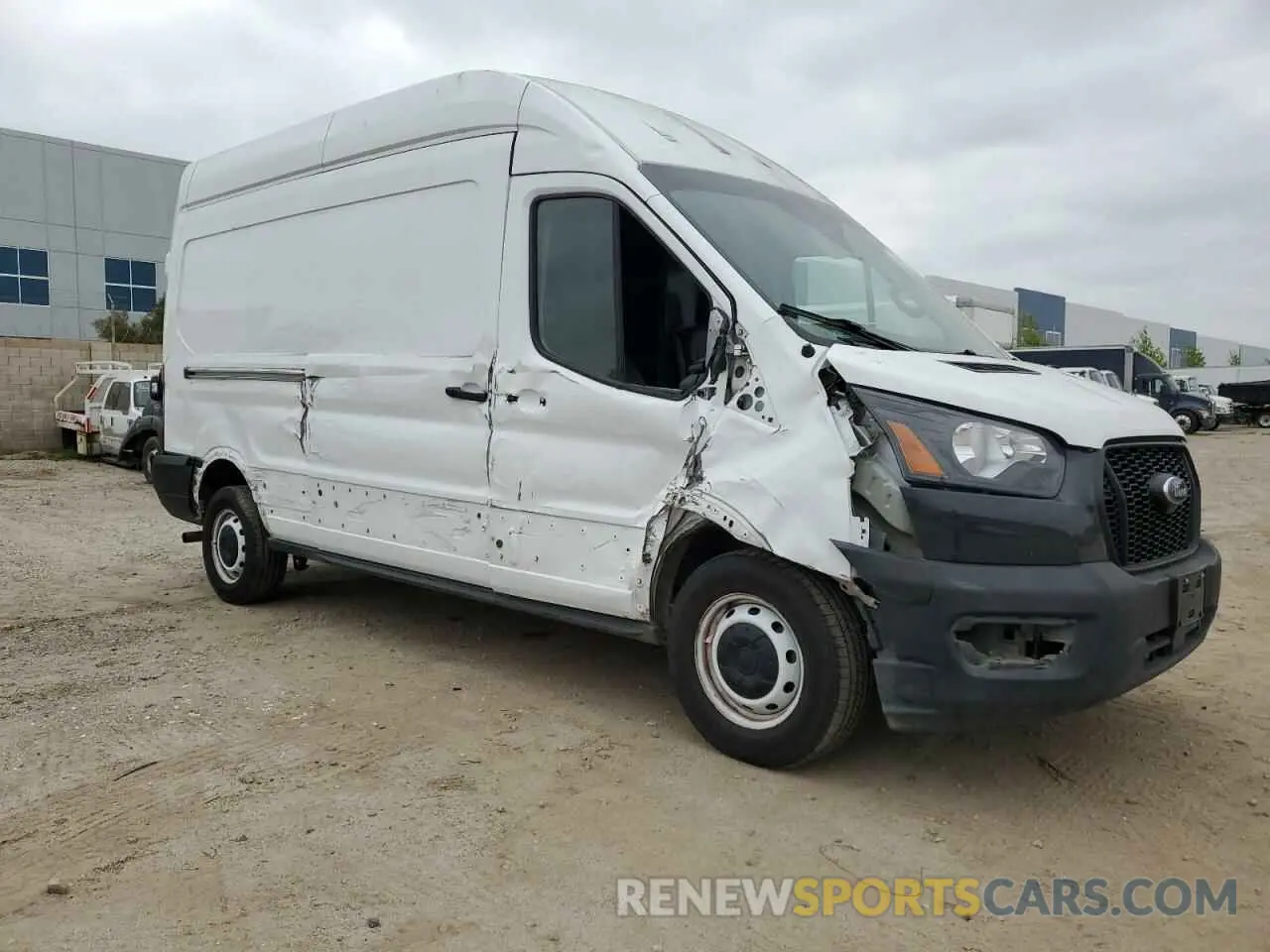 4 Photograph of a damaged car 1FTBR1X84MKA68747 FORD TRANSIT 2021