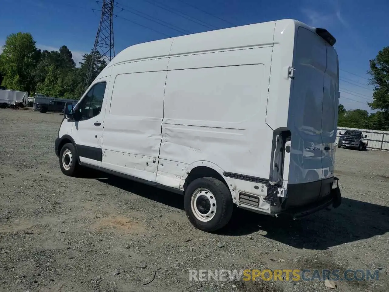 2 Photograph of a damaged car 1FTBR1X85MKA45784 FORD TRANSIT 2021