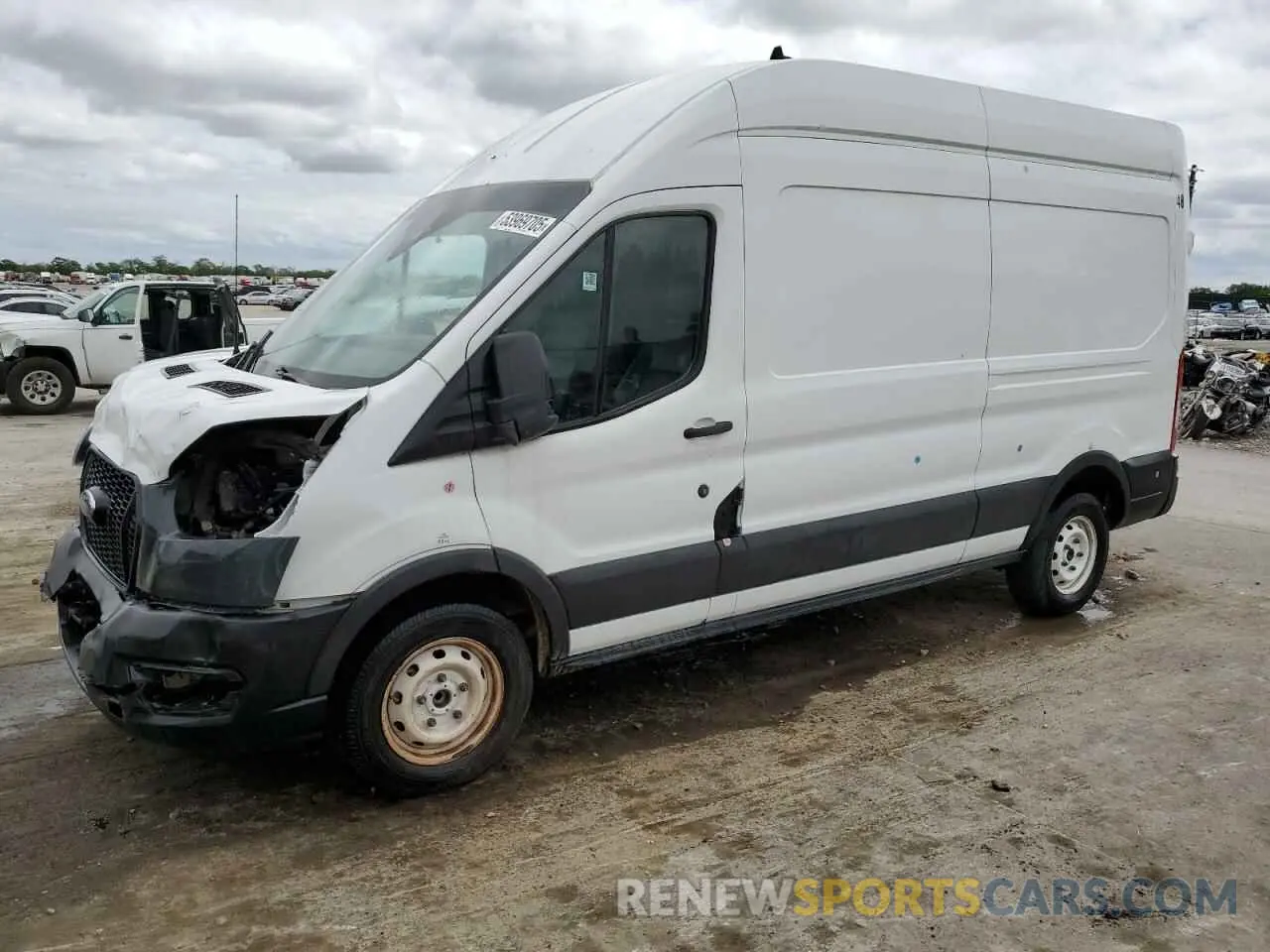 1 Photograph of a damaged car 1FTBR1X87MKA53899 FORD TRANSIT 2021
