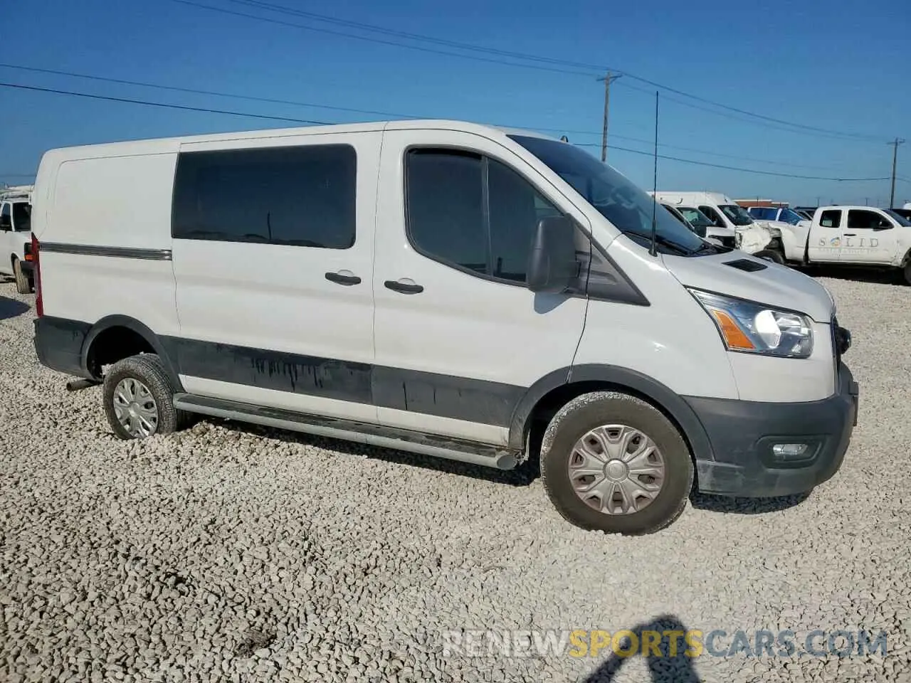 4 Photograph of a damaged car 1FTBR1Y80MKA45187 FORD TRANSIT 2021
