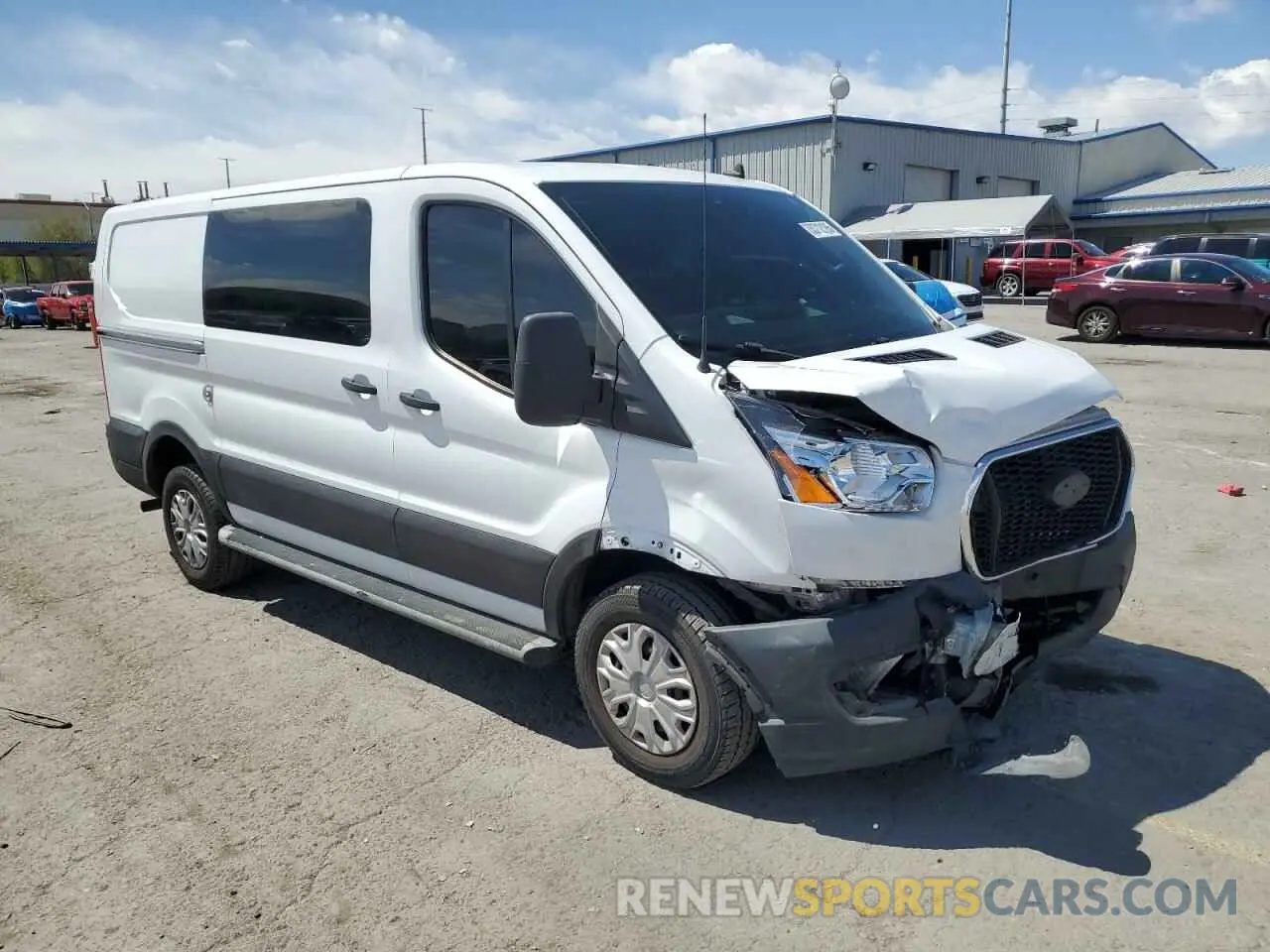4 Photograph of a damaged car 1FTBR1Y85MKA82588 FORD TRANSIT 2021