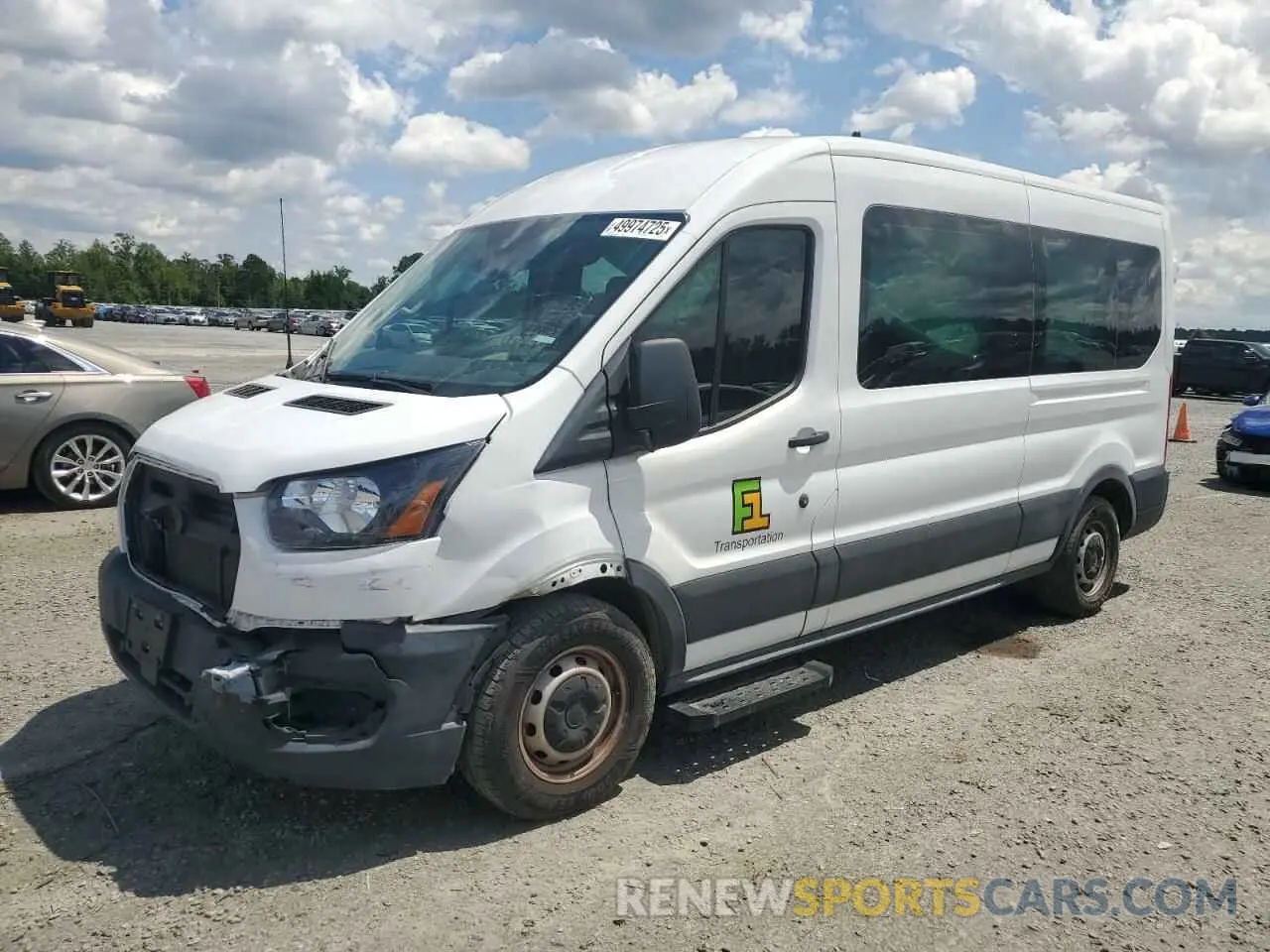 1 Photograph of a damaged car 1FBAX2C85NKA59476 FORD TRANSIT 2022