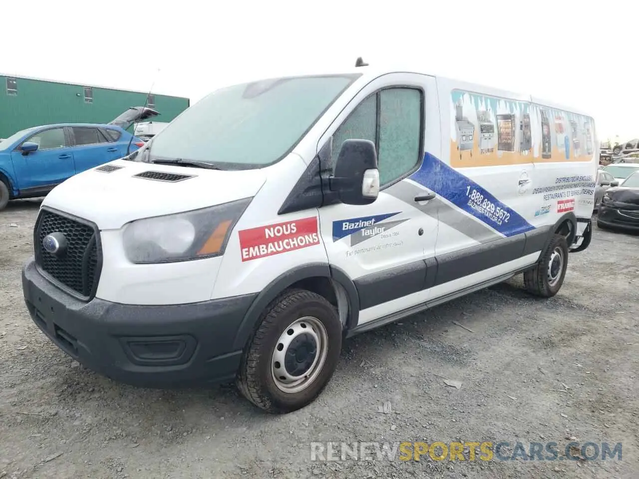 1 Фотография поврежденного автомобиля 1FTYE1Y82NKA32948 FORD TRANSIT 2022