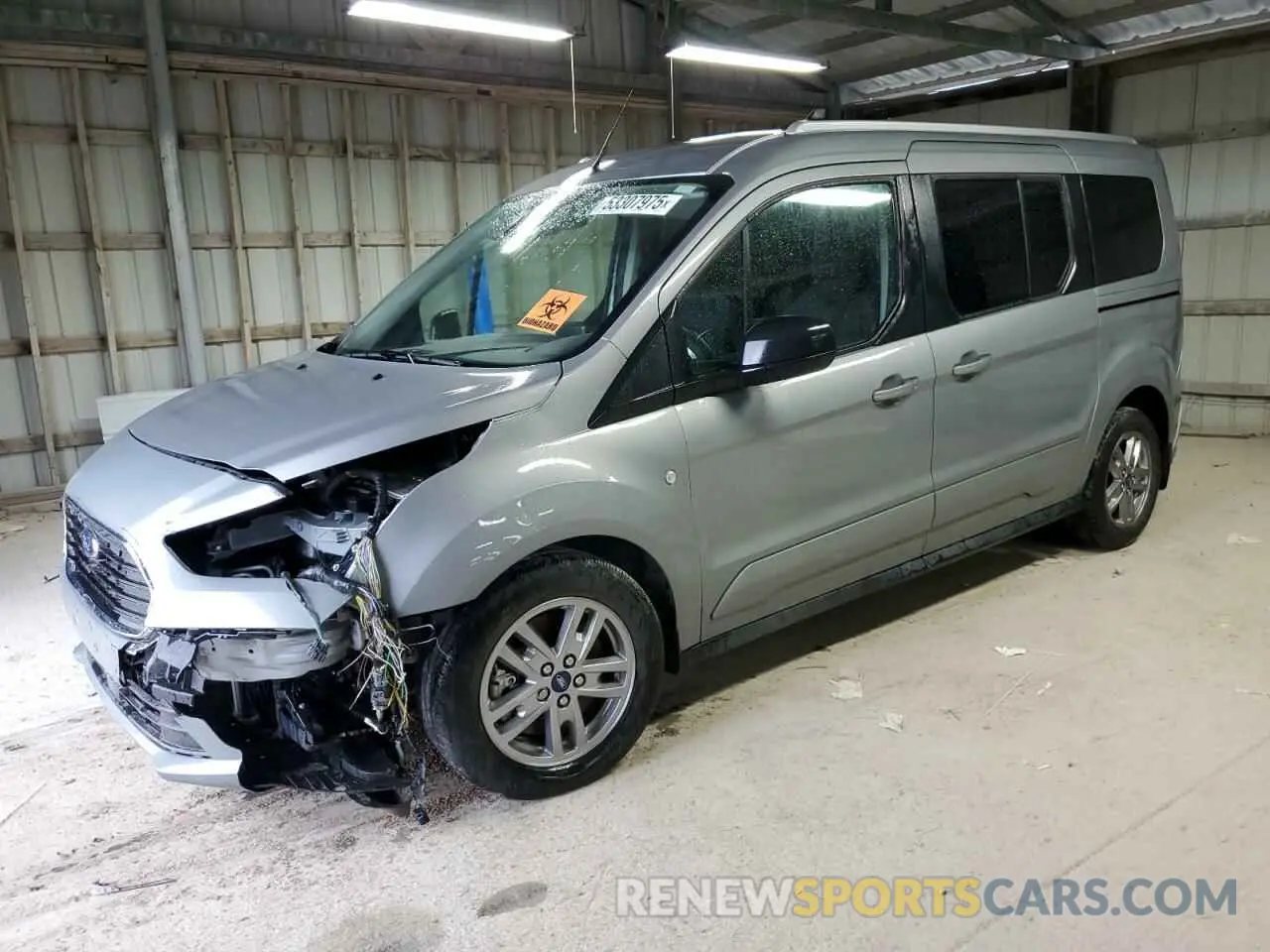 1 Photograph of a damaged car NM0GE9F23N1532354 FORD TRANSIT 2022