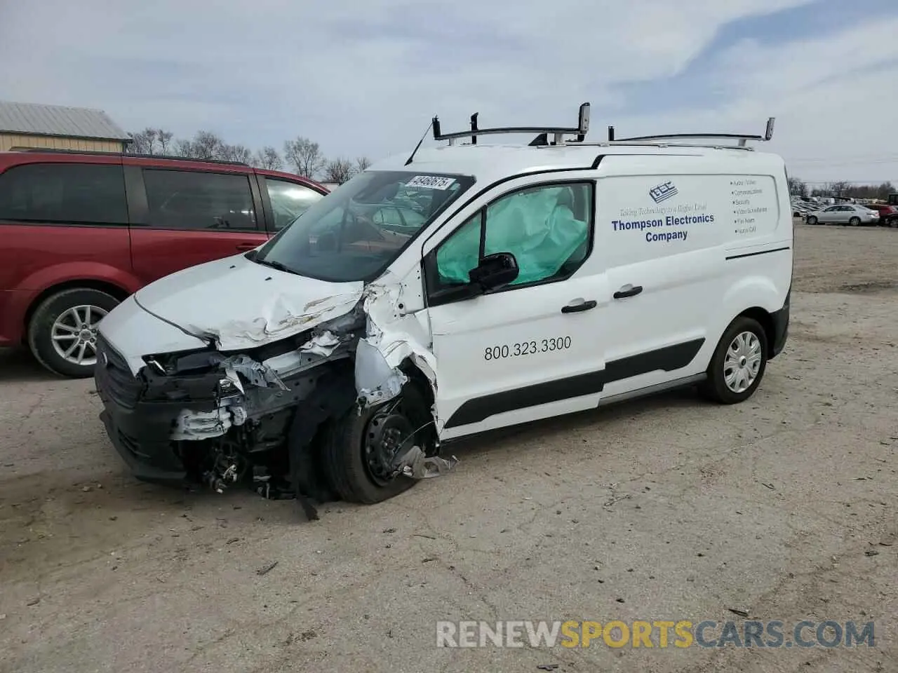 1 Photograph of a damaged car NM0LE7S2XN1517343 FORD TRANSIT 2022