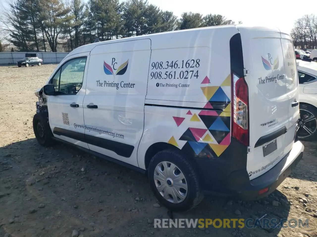 2 Фотография поврежденного автомобиля NM0LS7S23N1512090 FORD TRANSIT 2022