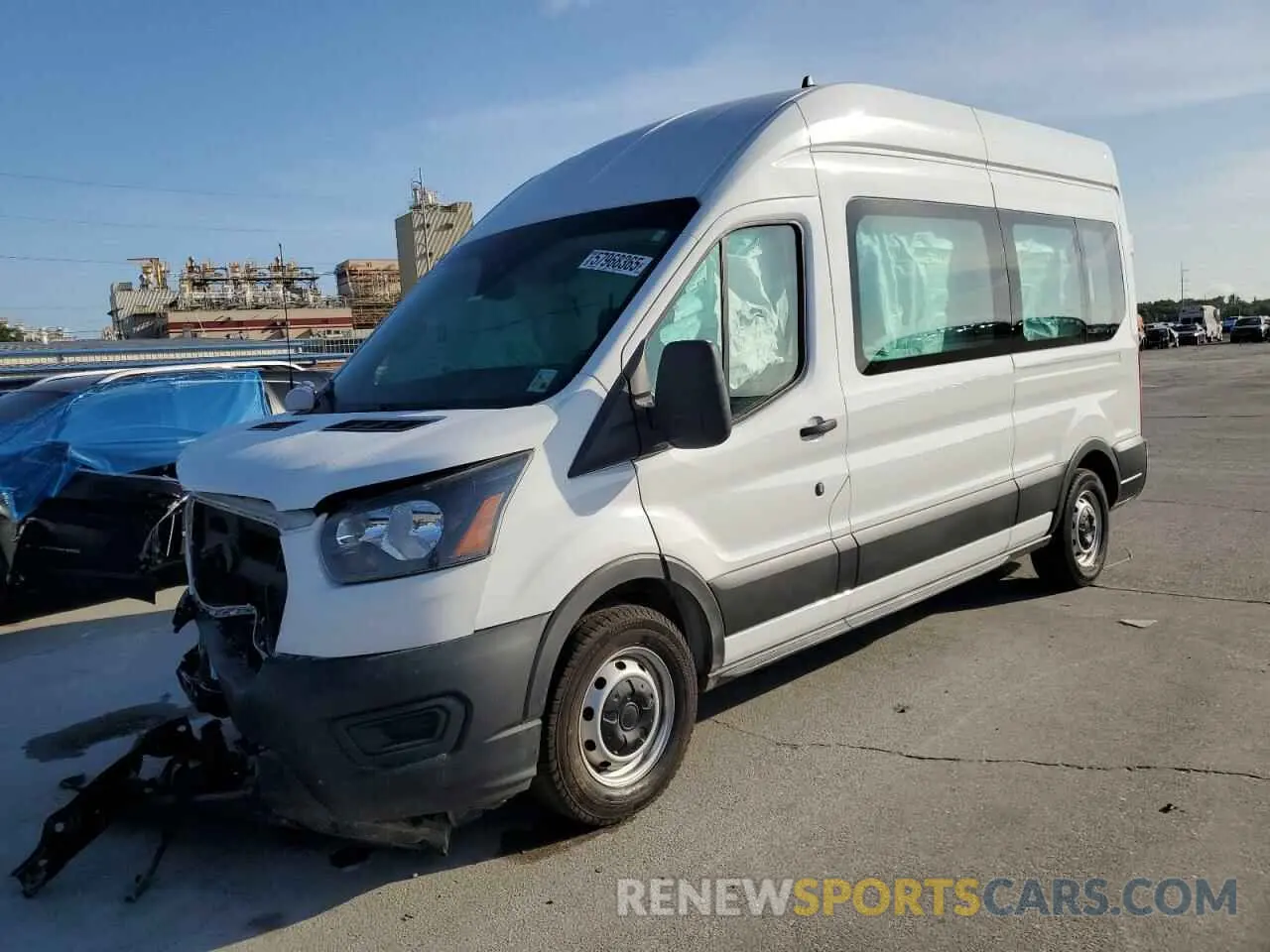 1 Photograph of a damaged car 1FBAX2X80PKA62847 FORD TRANSIT 2023