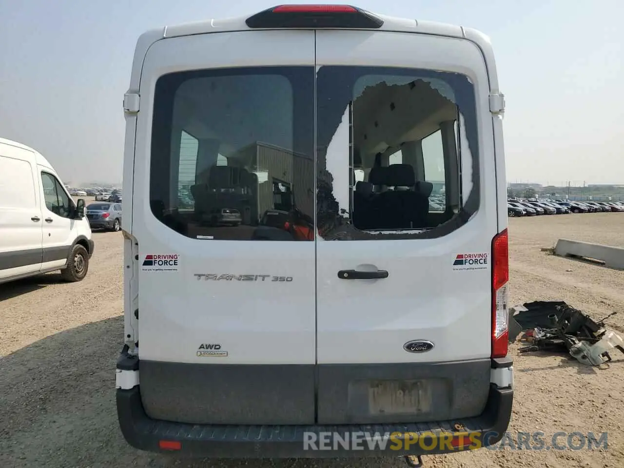 6 Photograph of a damaged car 1FBAX9CG7PKA55917 FORD TRANSIT 2023