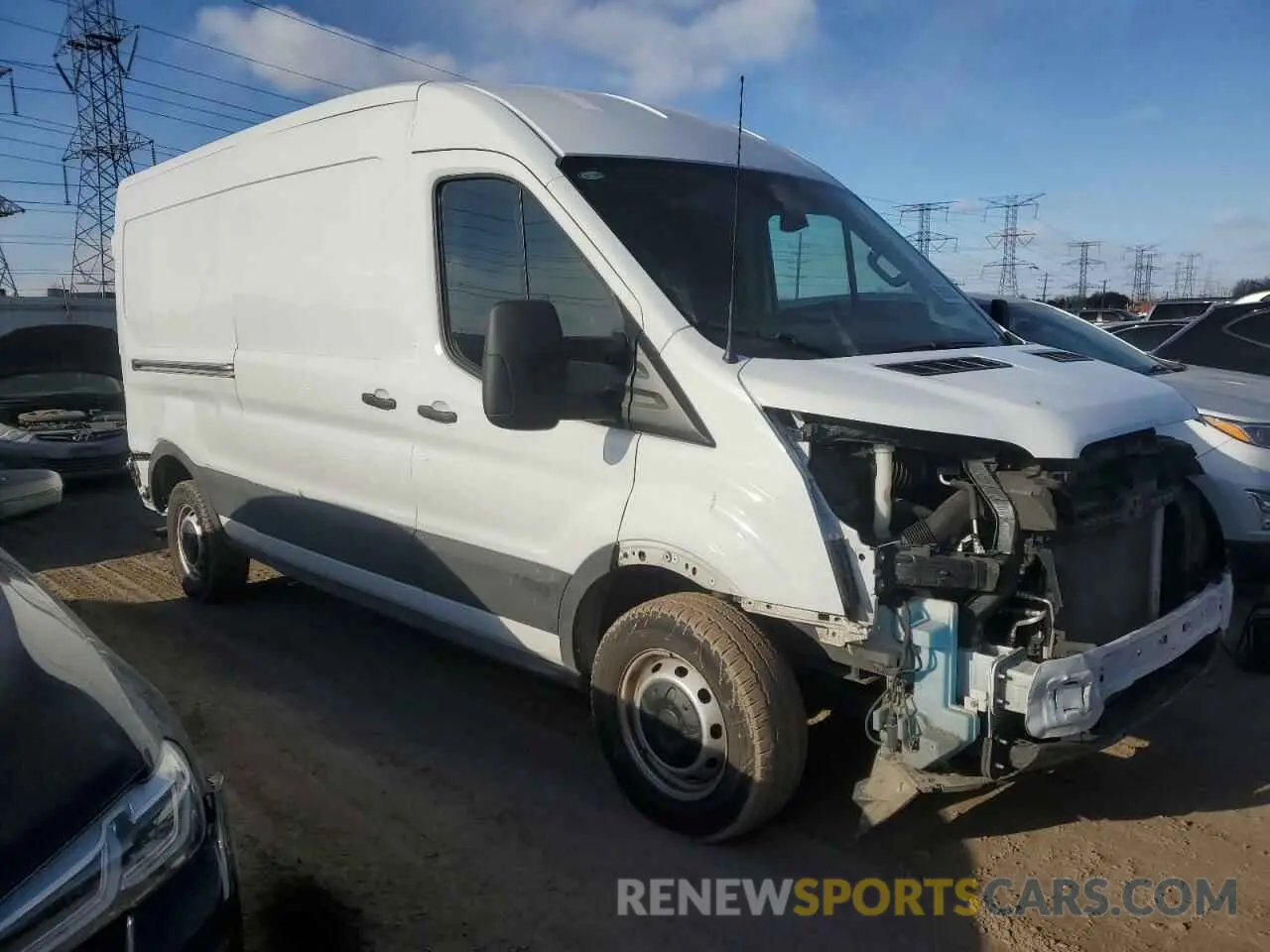 4 Photograph of a damaged car 1FTBR1C87PKB90898 FORD TRANSIT 2023