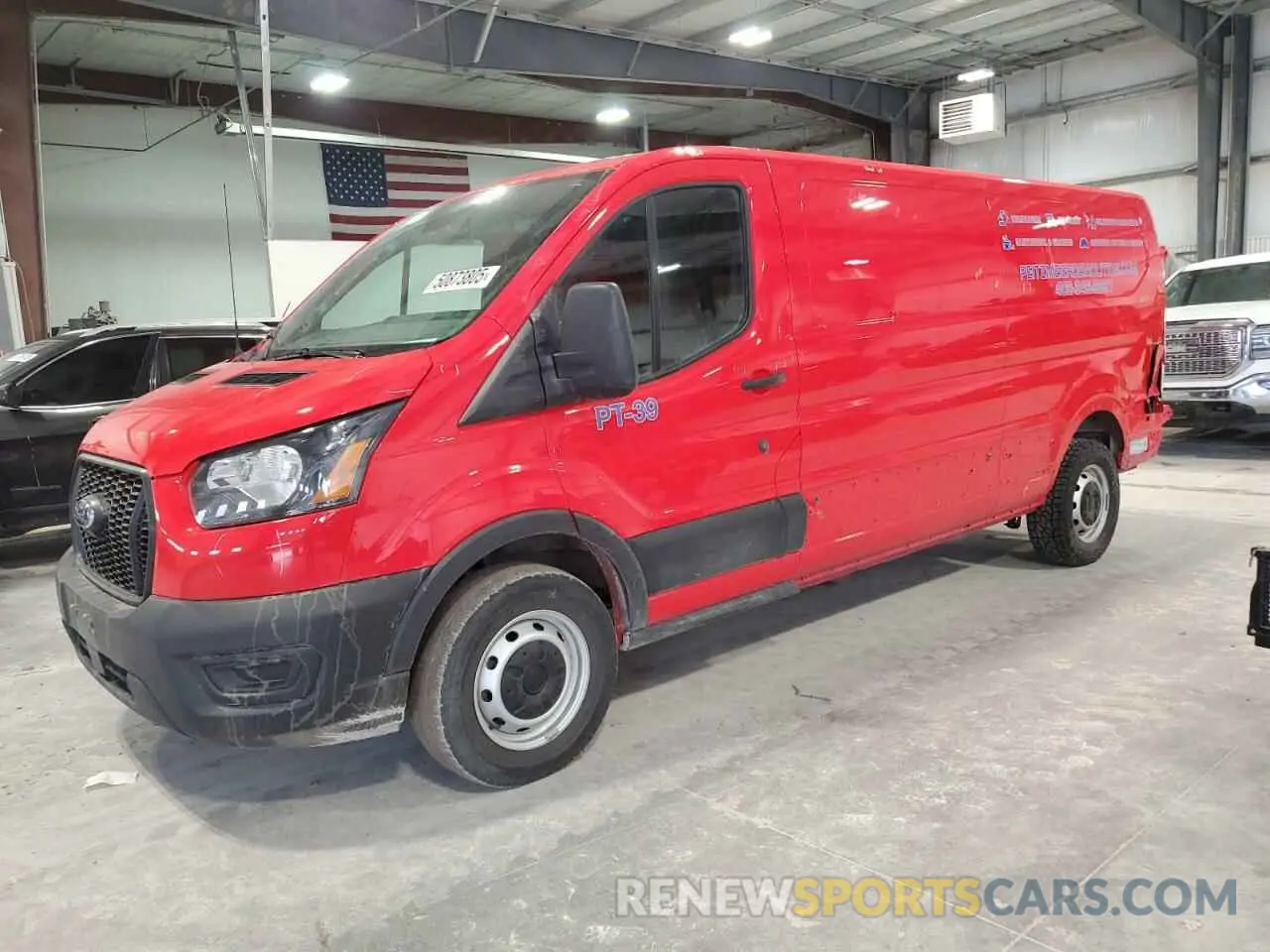 1 Photograph of a damaged car 1FTBR1Y8XPKA49705 FORD TRANSIT 2023