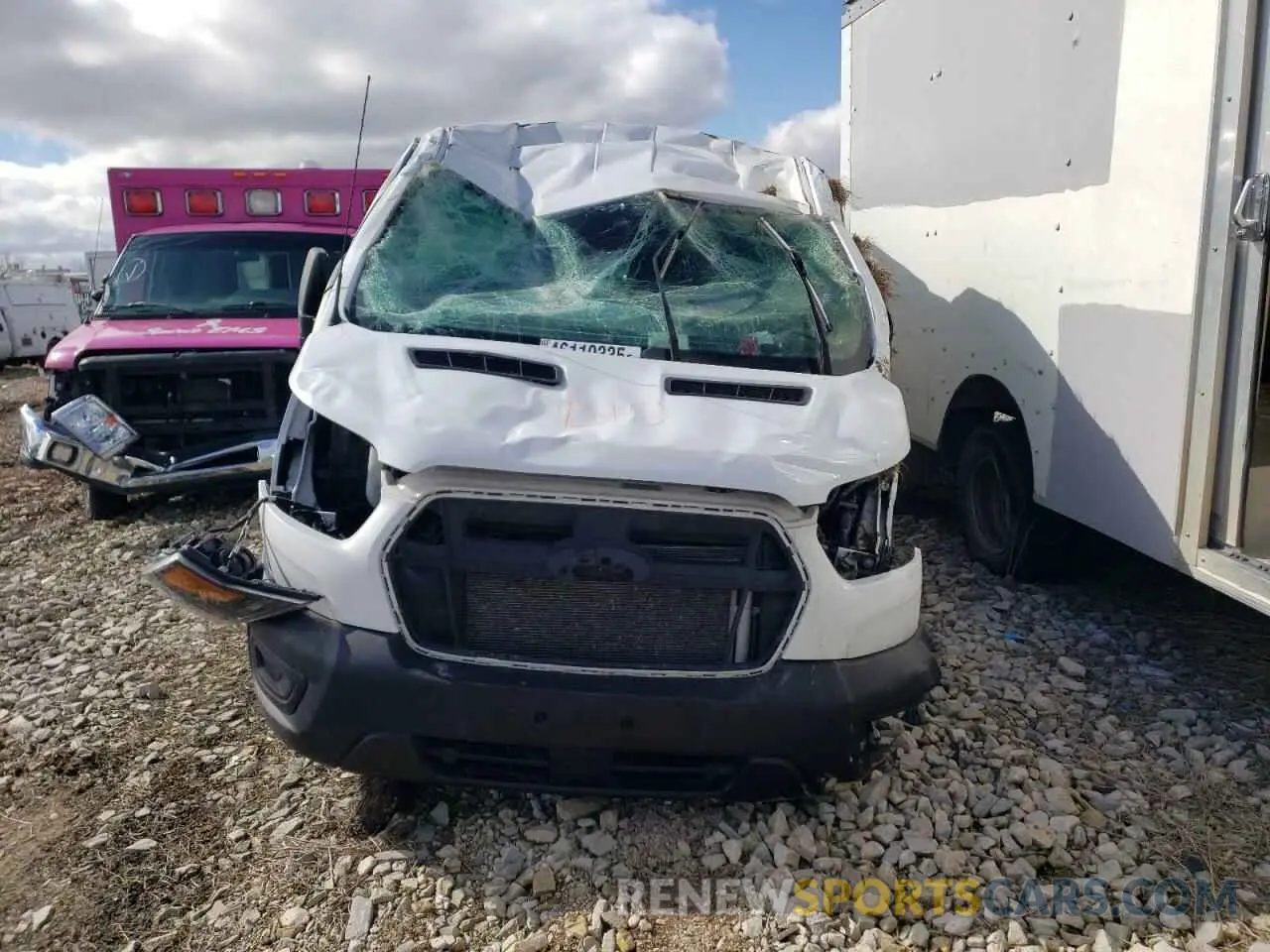 5 Photograph of a damaged car 1FTYE1Y80PKA95744 FORD TRANSIT 2023