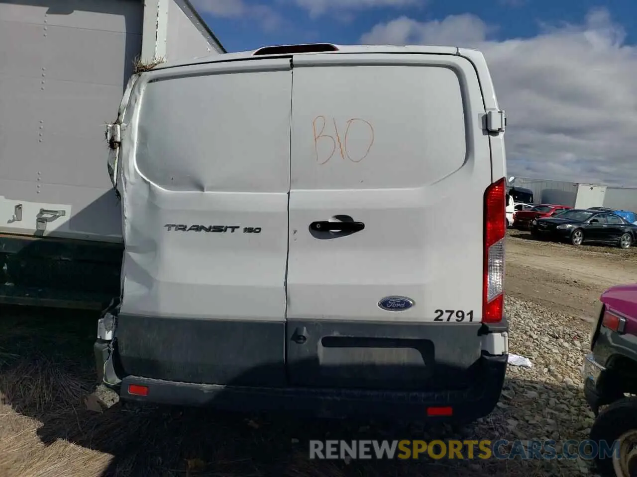 6 Photograph of a damaged car 1FTYE1Y80PKA95744 FORD TRANSIT 2023