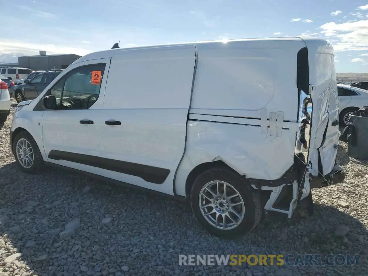 2 Фотография поврежденного автомобиля NM0LS7S2XP1571592 FORD TRANSIT 2023