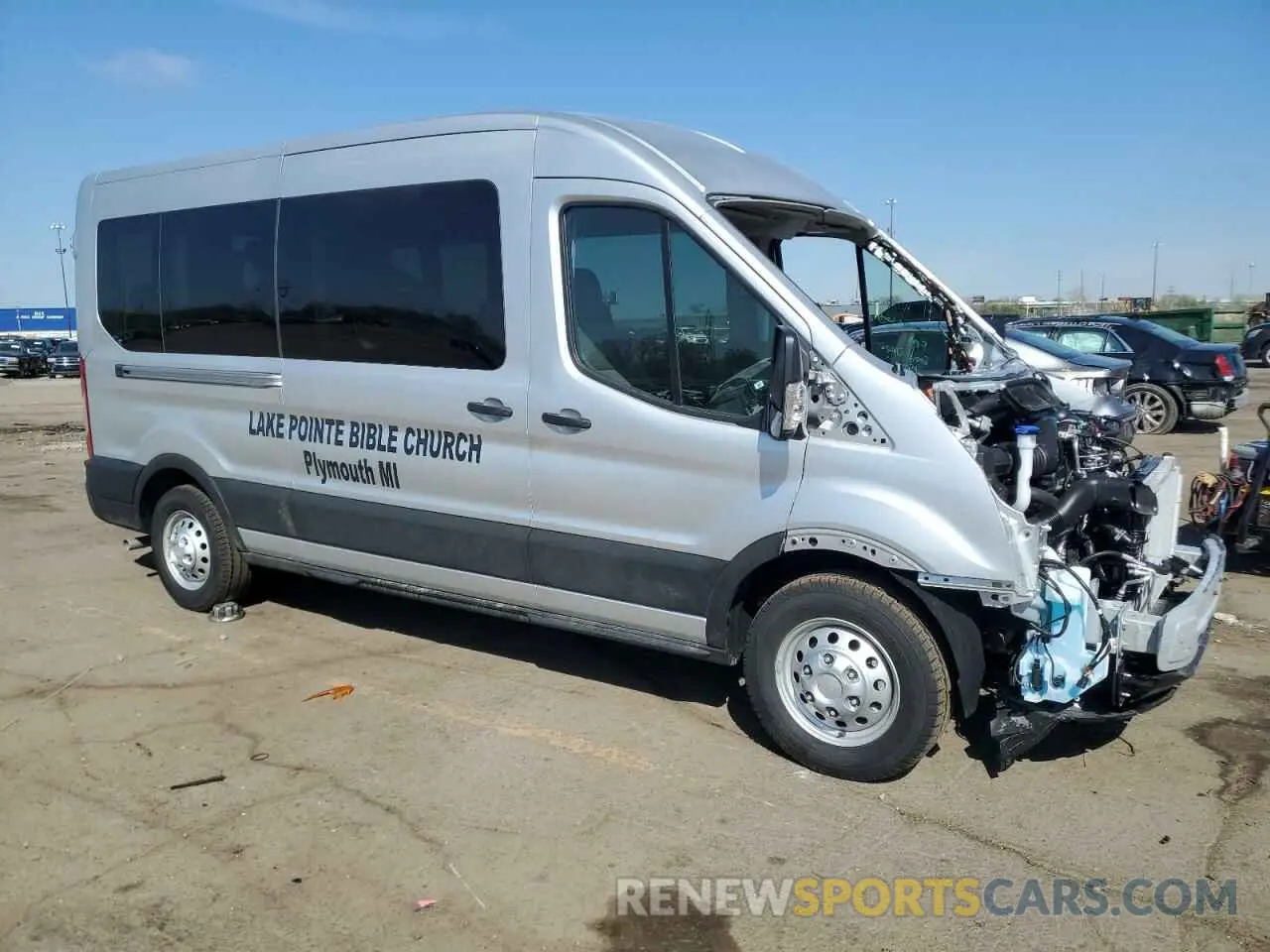 4 Фотография поврежденного автомобиля 1FBAX9C83RKB30446 FORD TRANSIT 2024