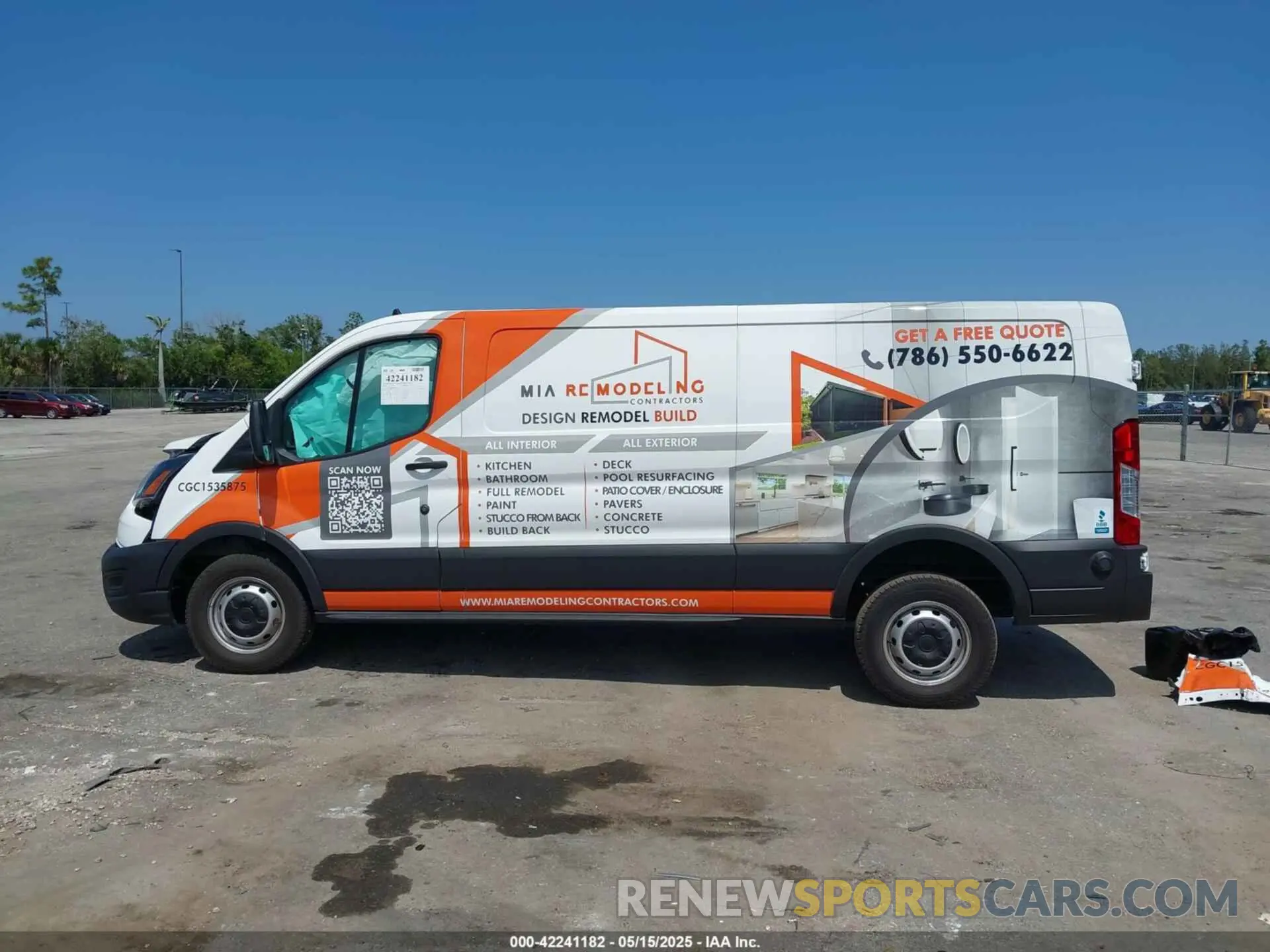 14 Фотография поврежденного автомобиля 1FTBR1Y80RKB59990 FORD TRANSIT 2024