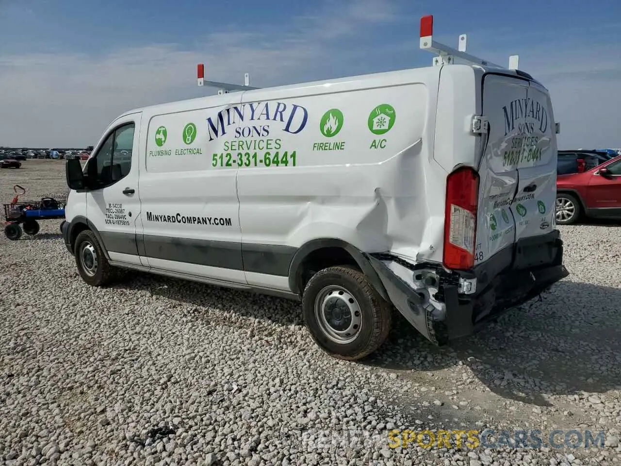 3 Photograph of a damaged car 1FTYE1Y85RKA92213 FORD TRANSIT 2024