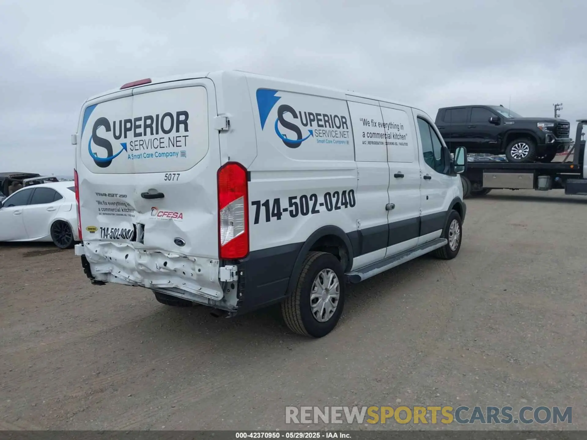 4 Фотография поврежденного автомобиля 1FTYR1ZM4KKB36594 FORD TRANSIT-250 2019