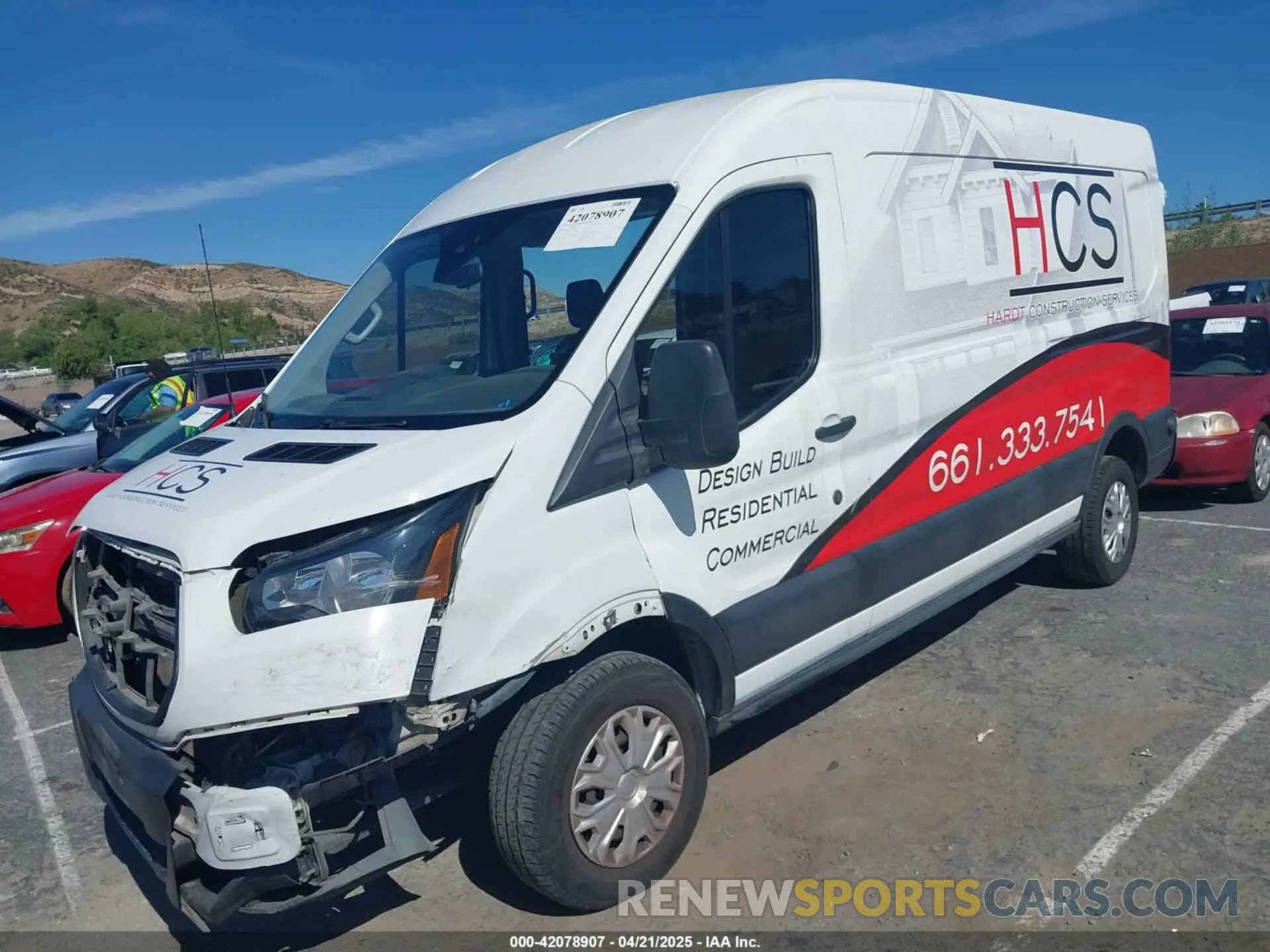 2 Фотография поврежденного автомобиля 1FTYR2CM3KKA87418 FORD TRANSIT-250 2019