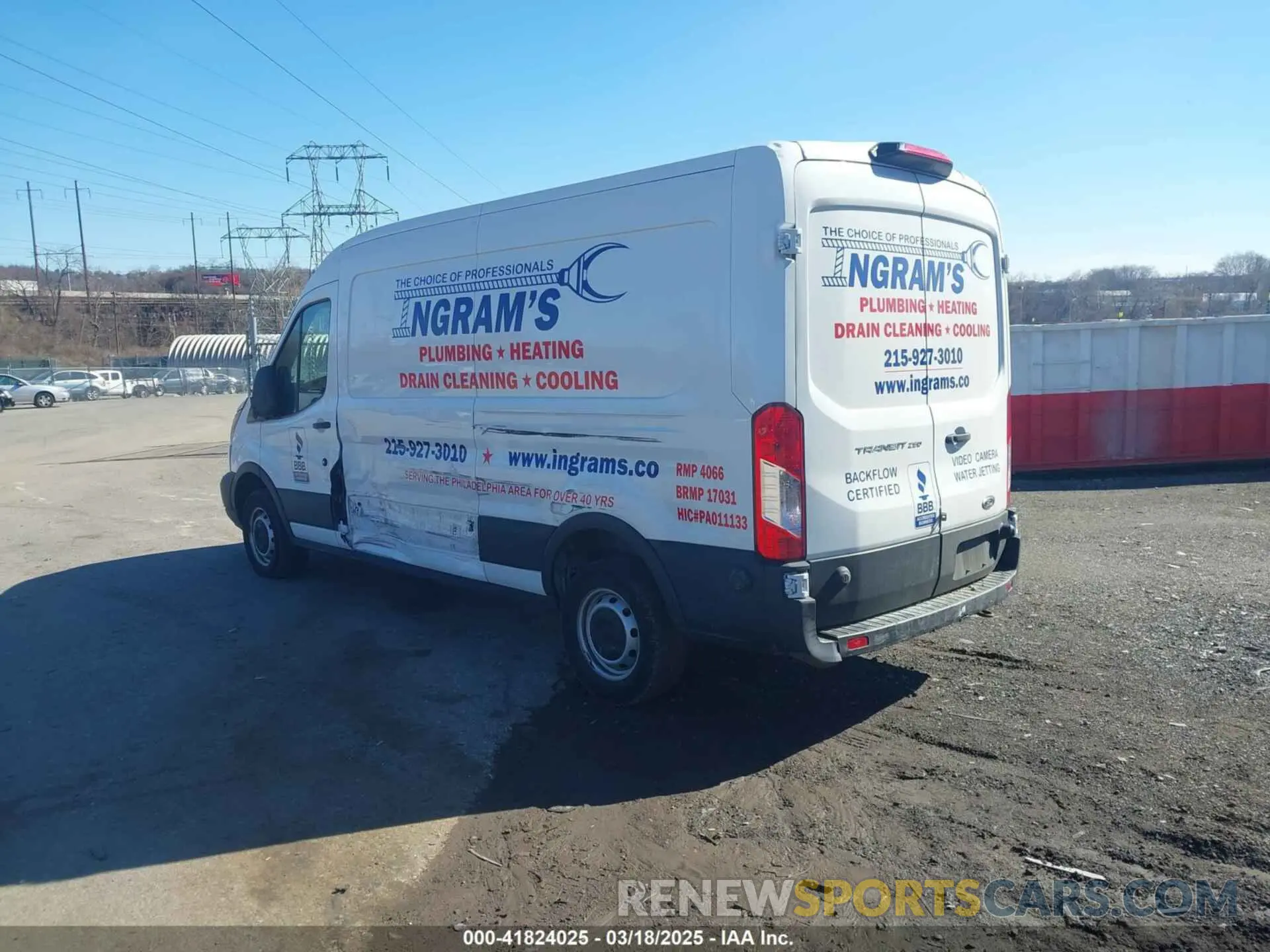 3 Фотография поврежденного автомобиля 1FTYR2CM3KKB23320 FORD TRANSIT-250 2019