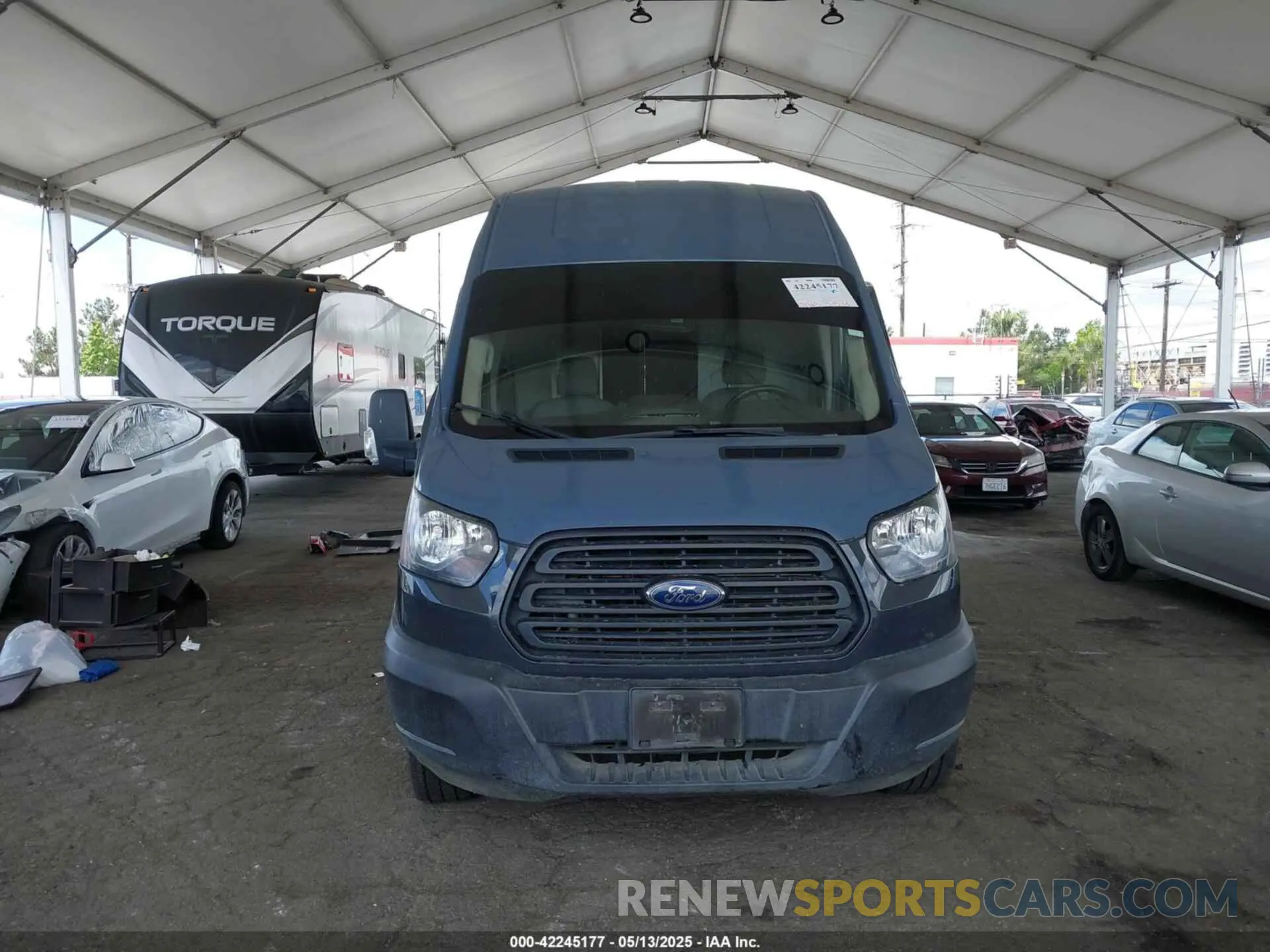 13 Фотография поврежденного автомобиля 1FTYR3XM5KKB78352 FORD TRANSIT-250 2019