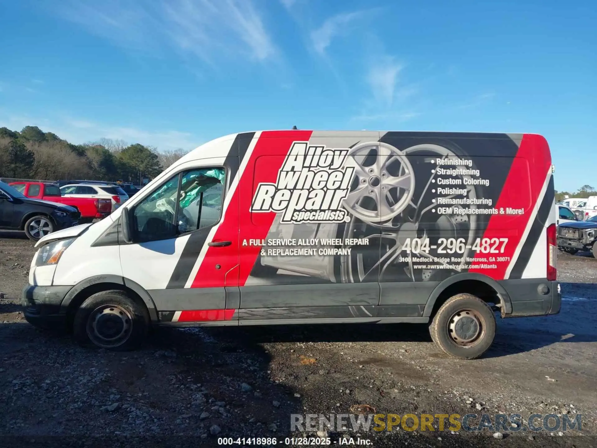 13 Фотография поврежденного автомобиля 1FTBR1C81LKB67434 FORD TRANSIT-250 2020