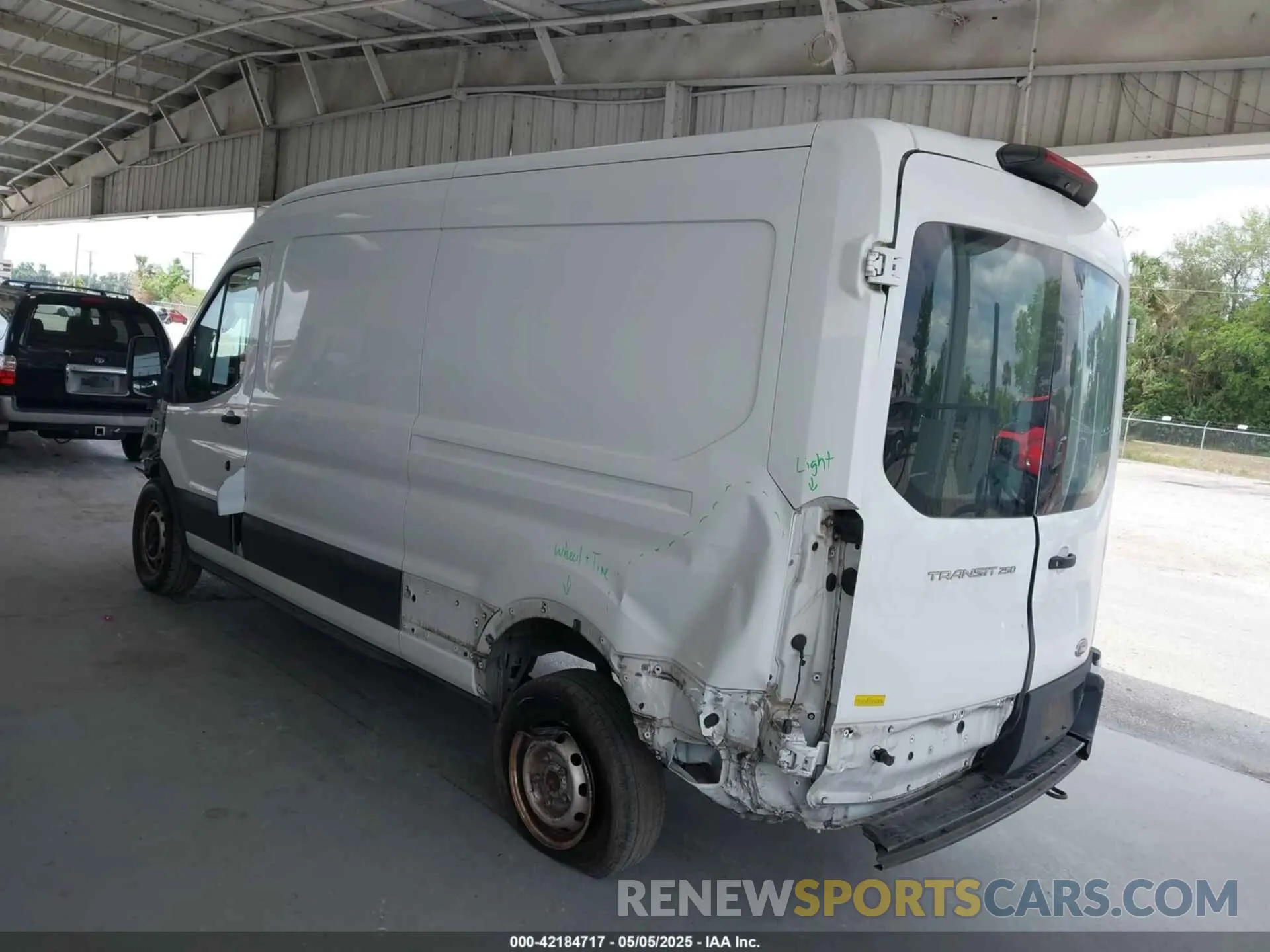 3 Photograph of a damaged car 1FTBR1C87LKA52224 FORD TRANSIT-250 2020