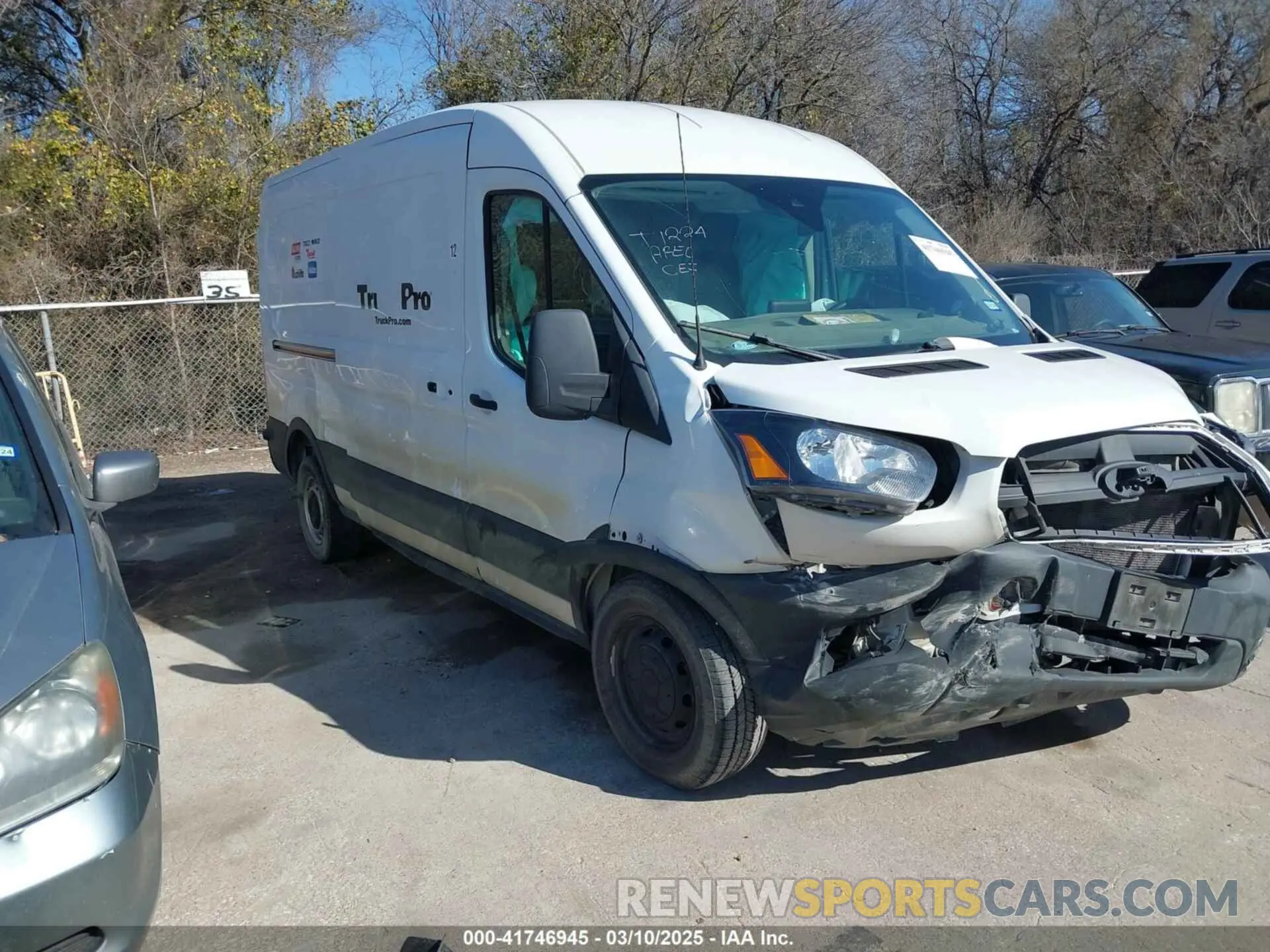 1 Фотография поврежденного автомобиля 1FTBR1C88LKB71691 FORD TRANSIT-250 2020