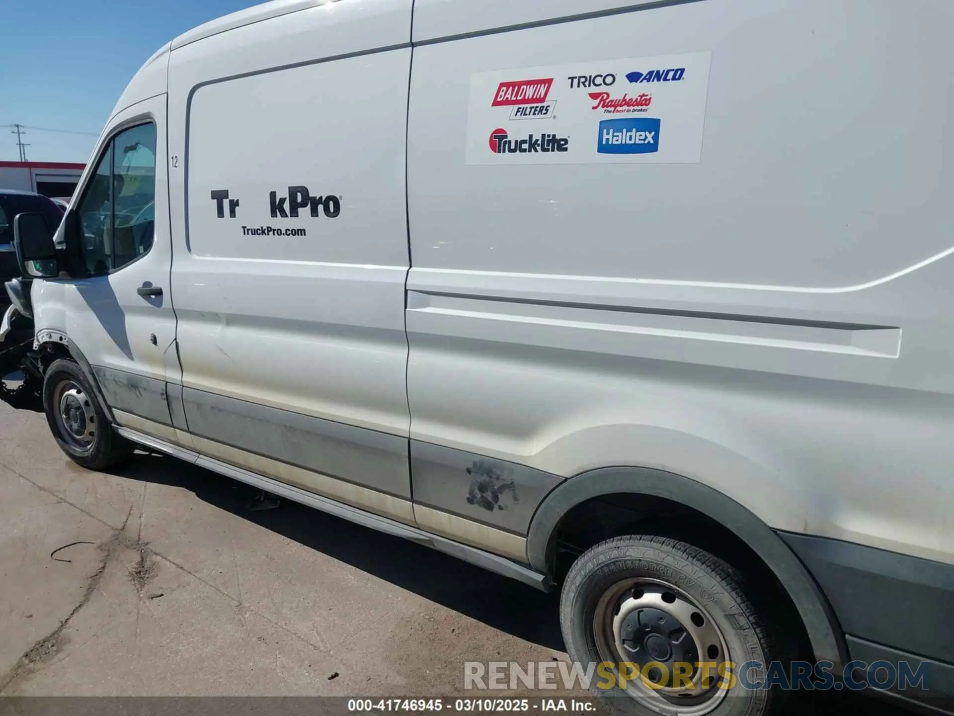 13 Фотография поврежденного автомобиля 1FTBR1C88LKB71691 FORD TRANSIT-250 2020