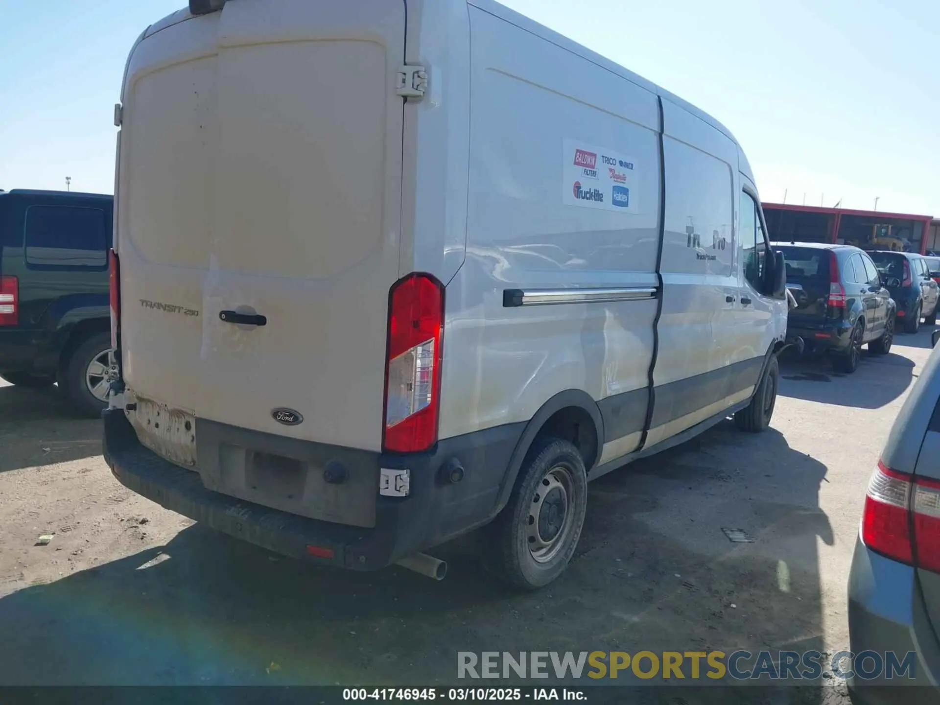 4 Фотография поврежденного автомобиля 1FTBR1C88LKB71691 FORD TRANSIT-250 2020