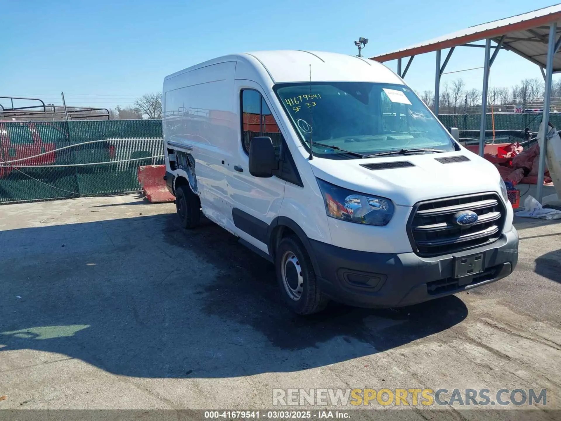 1 Photograph of a damaged car 1FTBR1C89LKB20281 FORD TRANSIT-250 2020