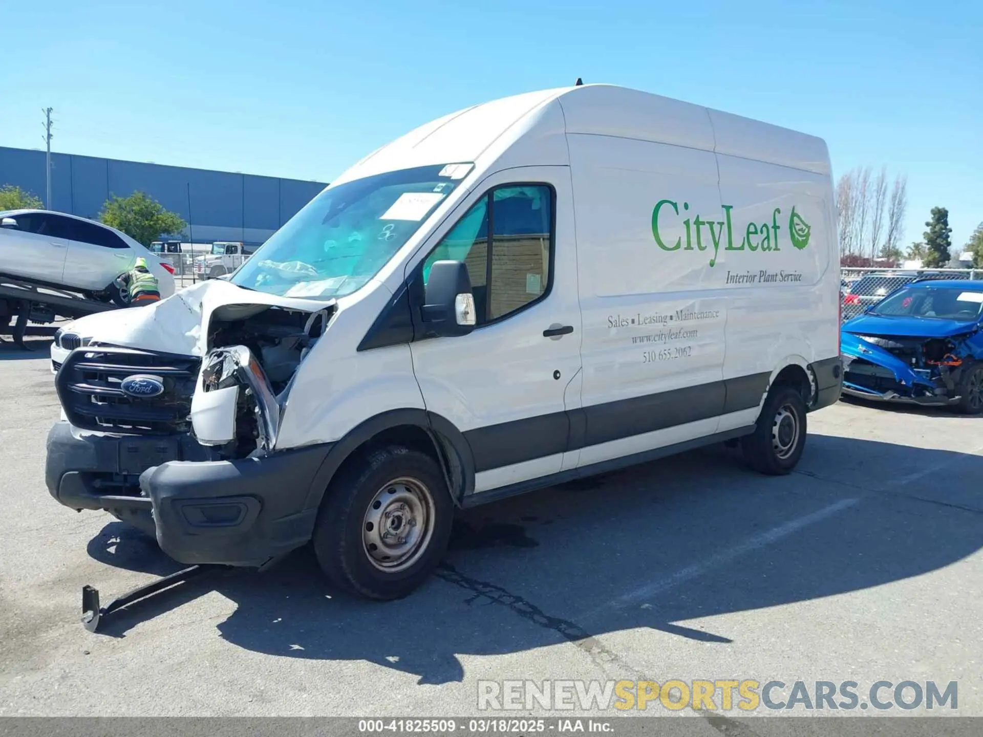 2 Фотография поврежденного автомобиля 1FTBR1X84LKB78275 FORD TRANSIT-250 2020