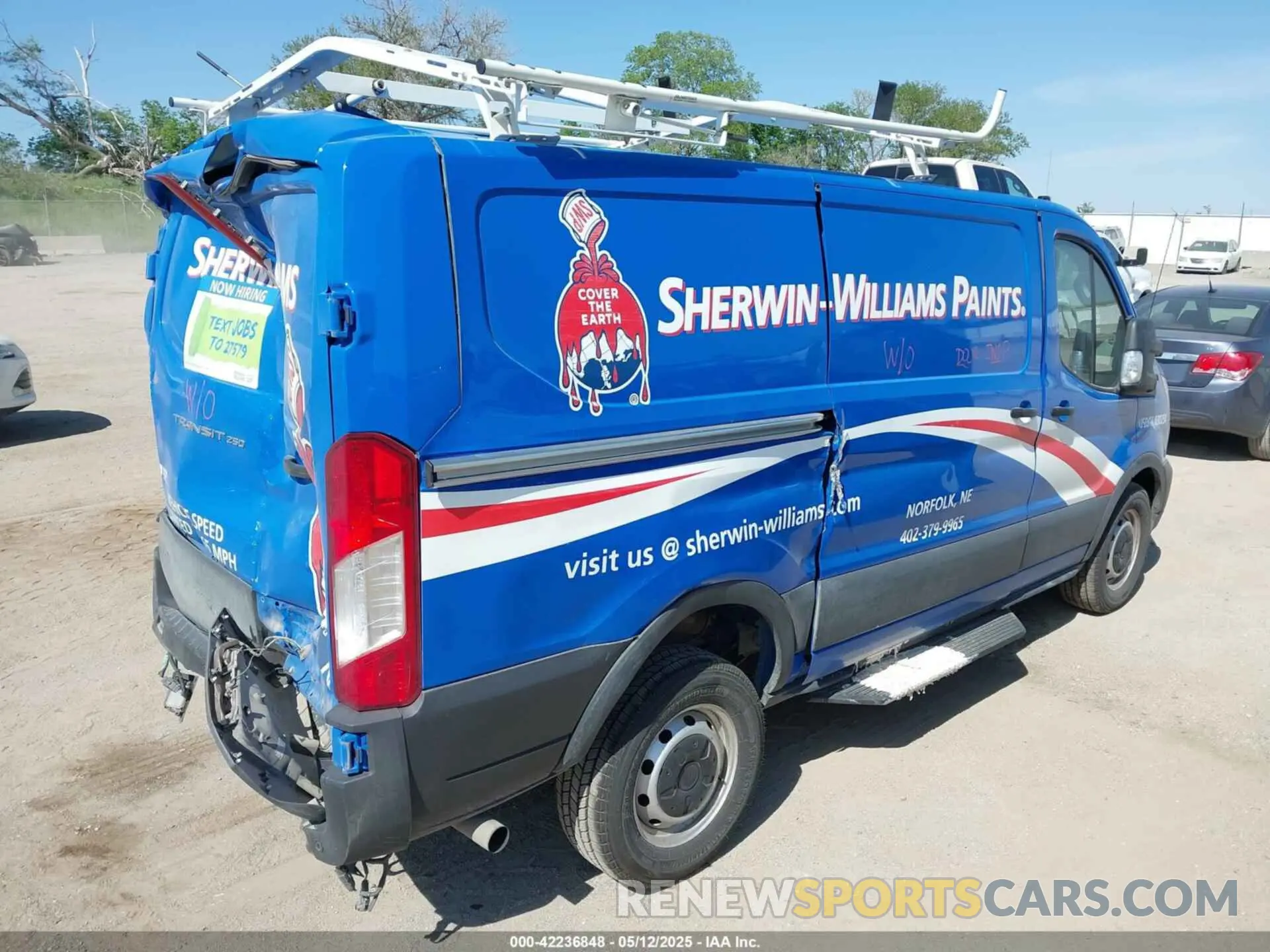 17 Photograph of a damaged car 1FTBR1Y81LKA88080 FORD TRANSIT-250 2020