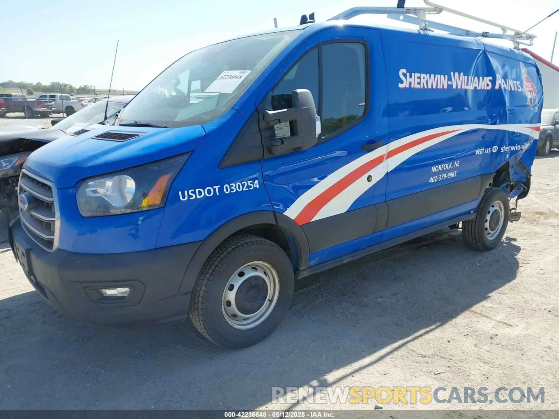 2 Photograph of a damaged car 1FTBR1Y81LKA88080 FORD TRANSIT-250 2020