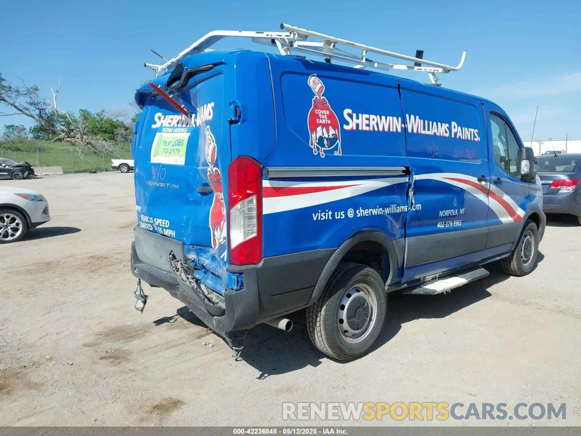 4 Photograph of a damaged car 1FTBR1Y81LKA88080 FORD TRANSIT-250 2020