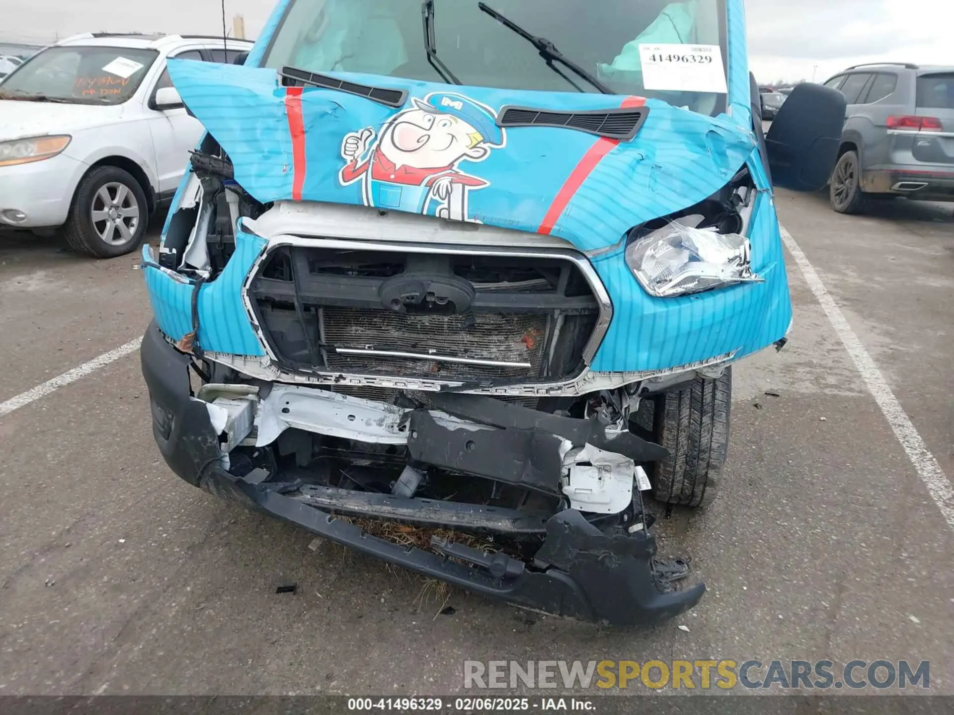 6 Photograph of a damaged car 1FTBR1Y84LKB05972 FORD TRANSIT-250 2020