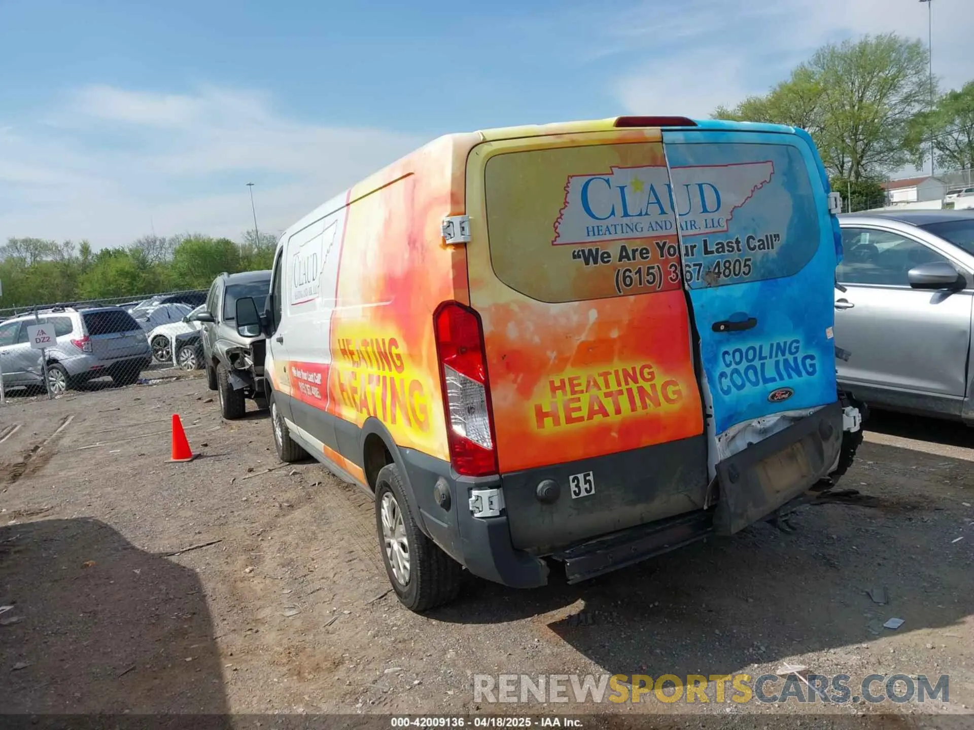 3 Фотография поврежденного автомобиля 1FTBR1Y88LKB48985 FORD TRANSIT-250 2020